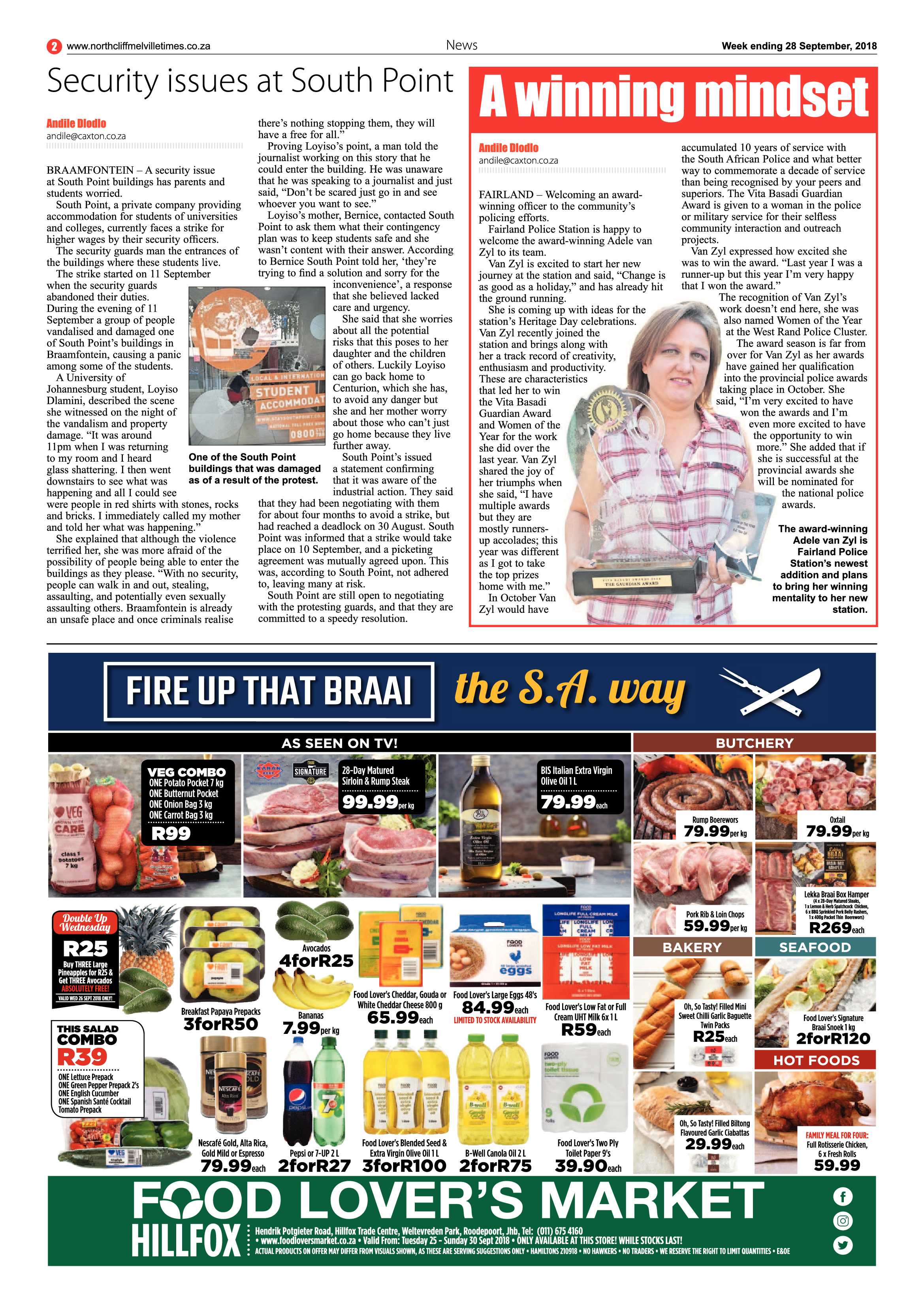 Northcliff Melville Times 28 September 2018 page 2