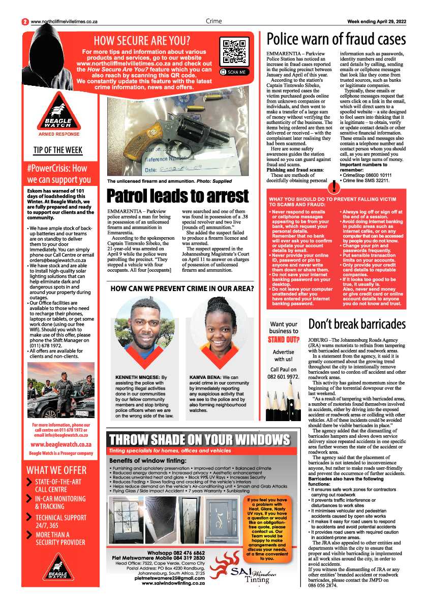 Northcliff Melville Times 29 April 2022 page 2