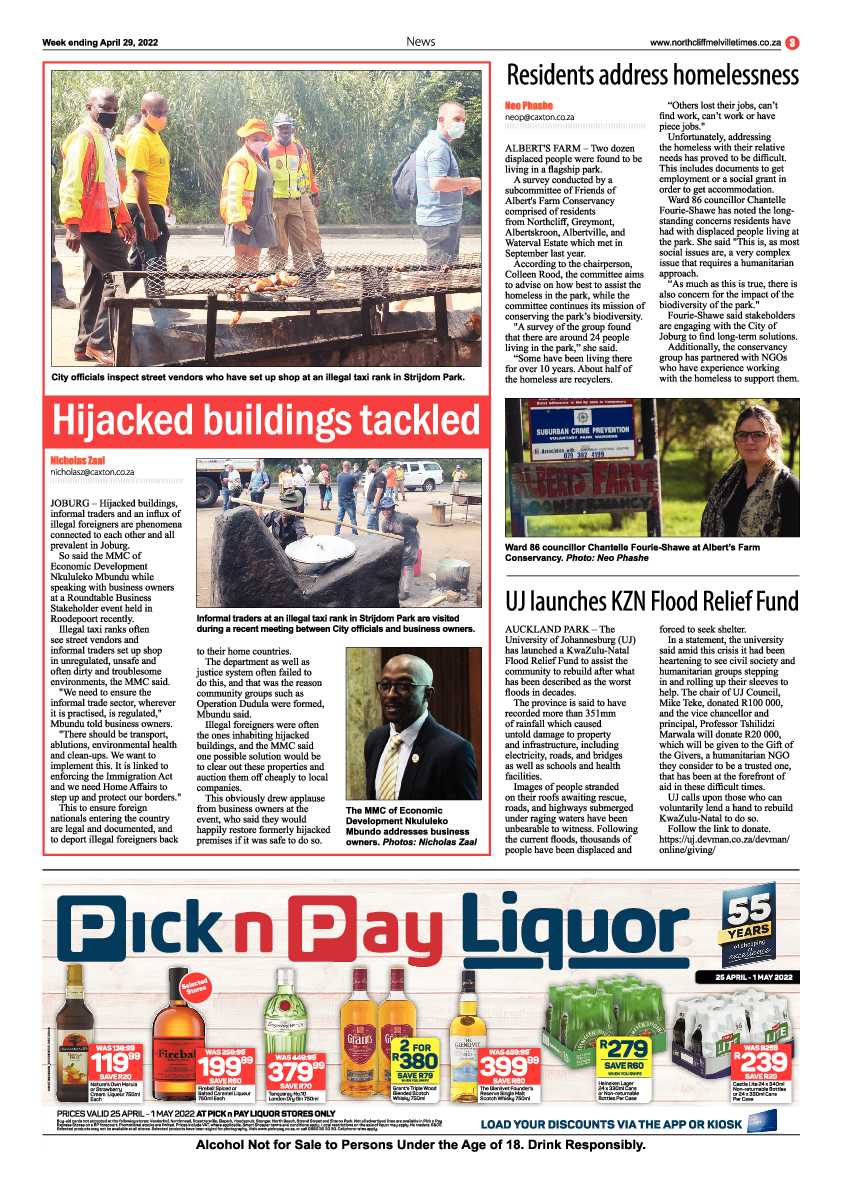 Northcliff Melville Times 29 April 2022 page 3