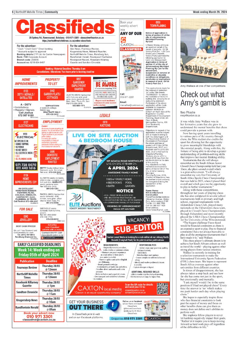 Northcliff Melville Times 29 March 2024 page 6