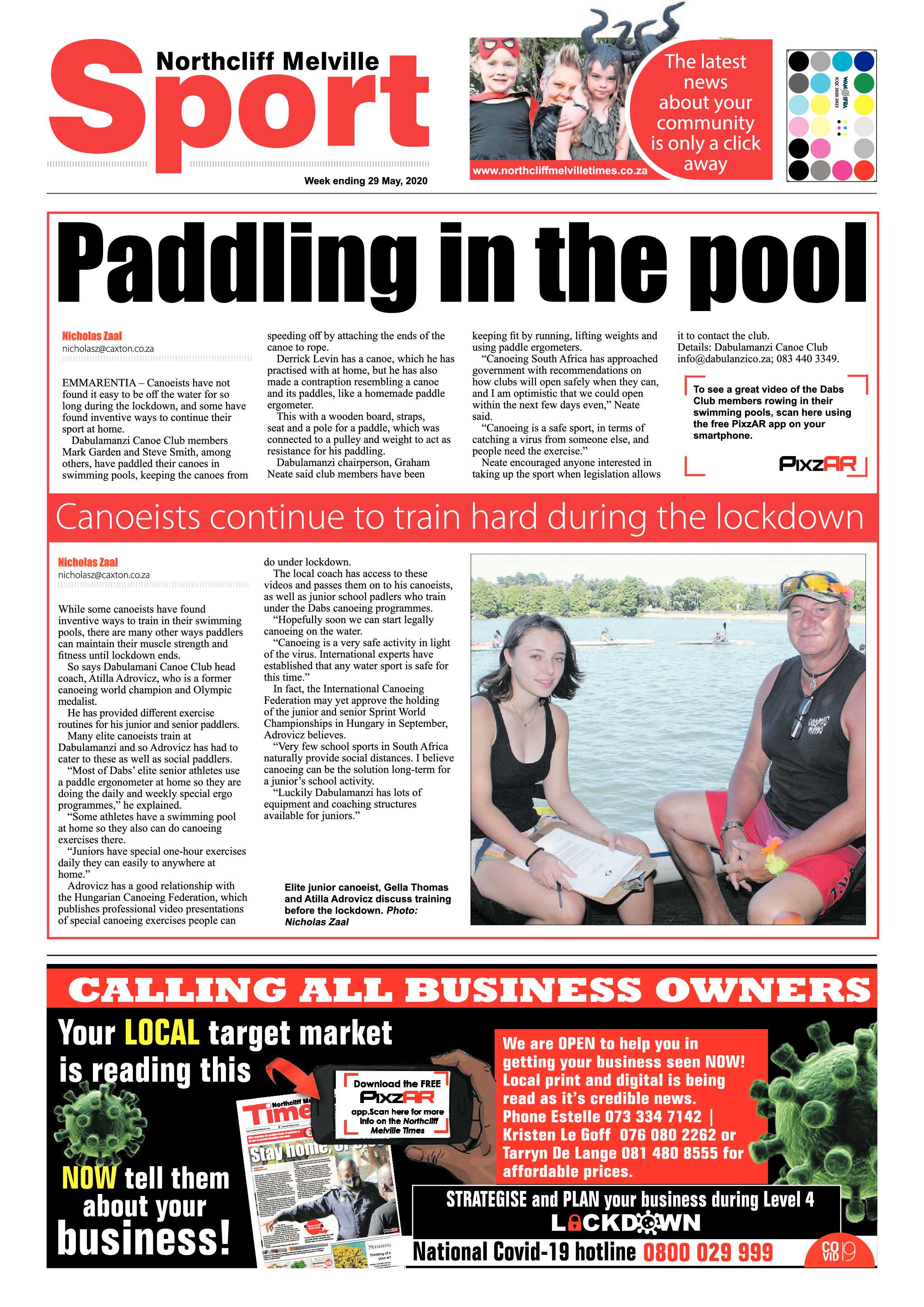 Northcliff Melville Times 29 May 2020 page 8