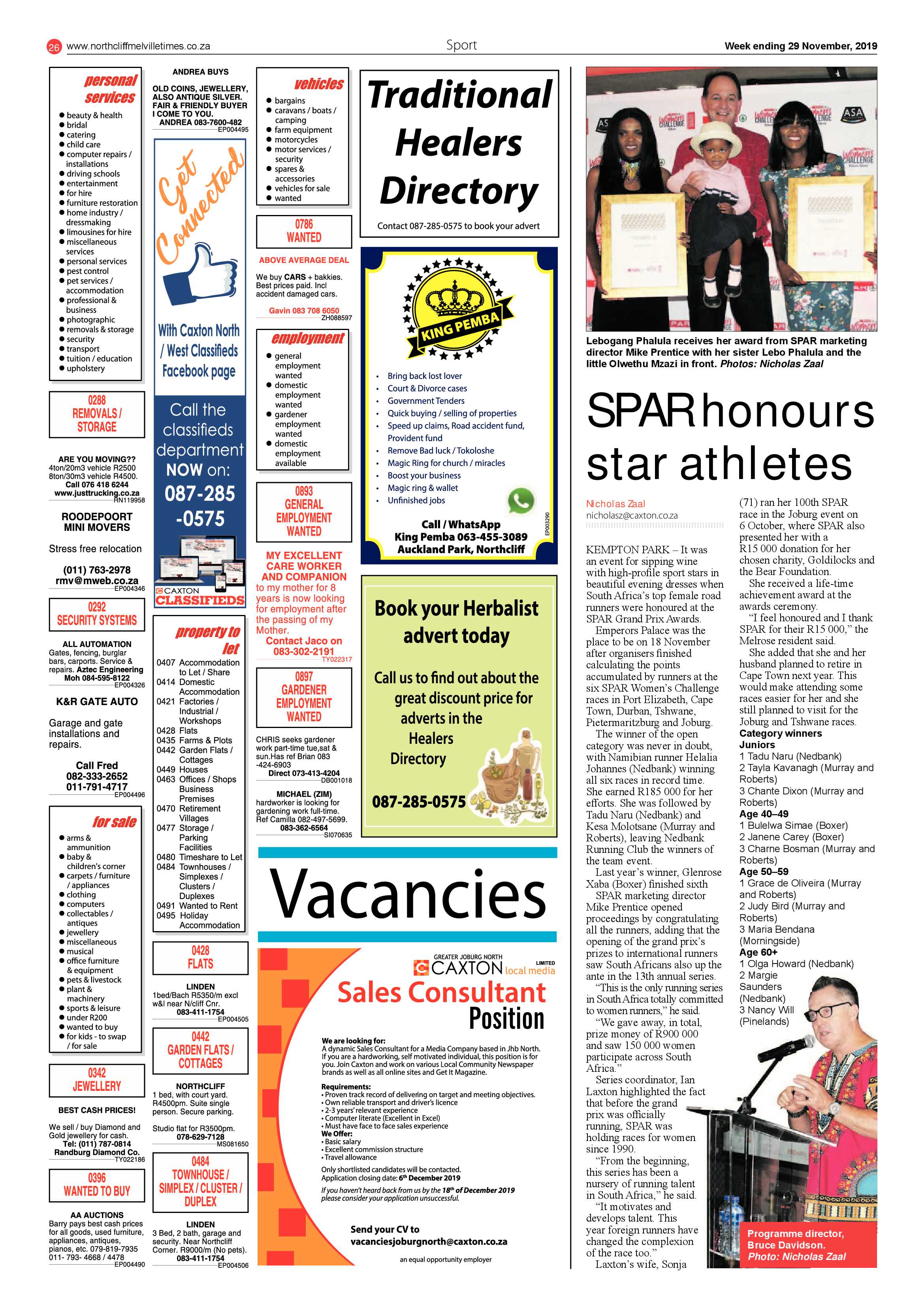 Northcliff Melville Time 29 November 2019 page 26