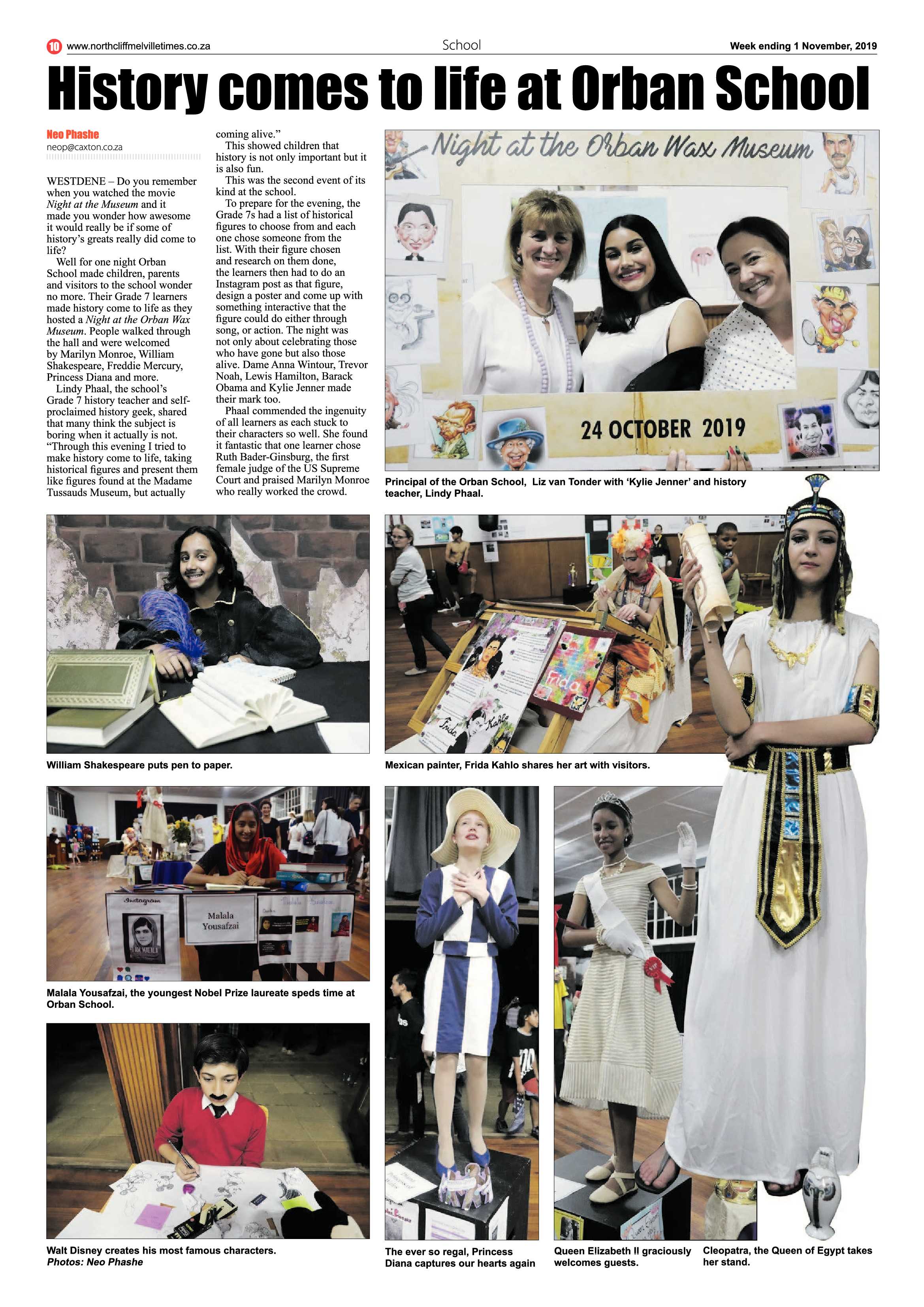 Northcliff Melville Times 29 October, 2019 page 10