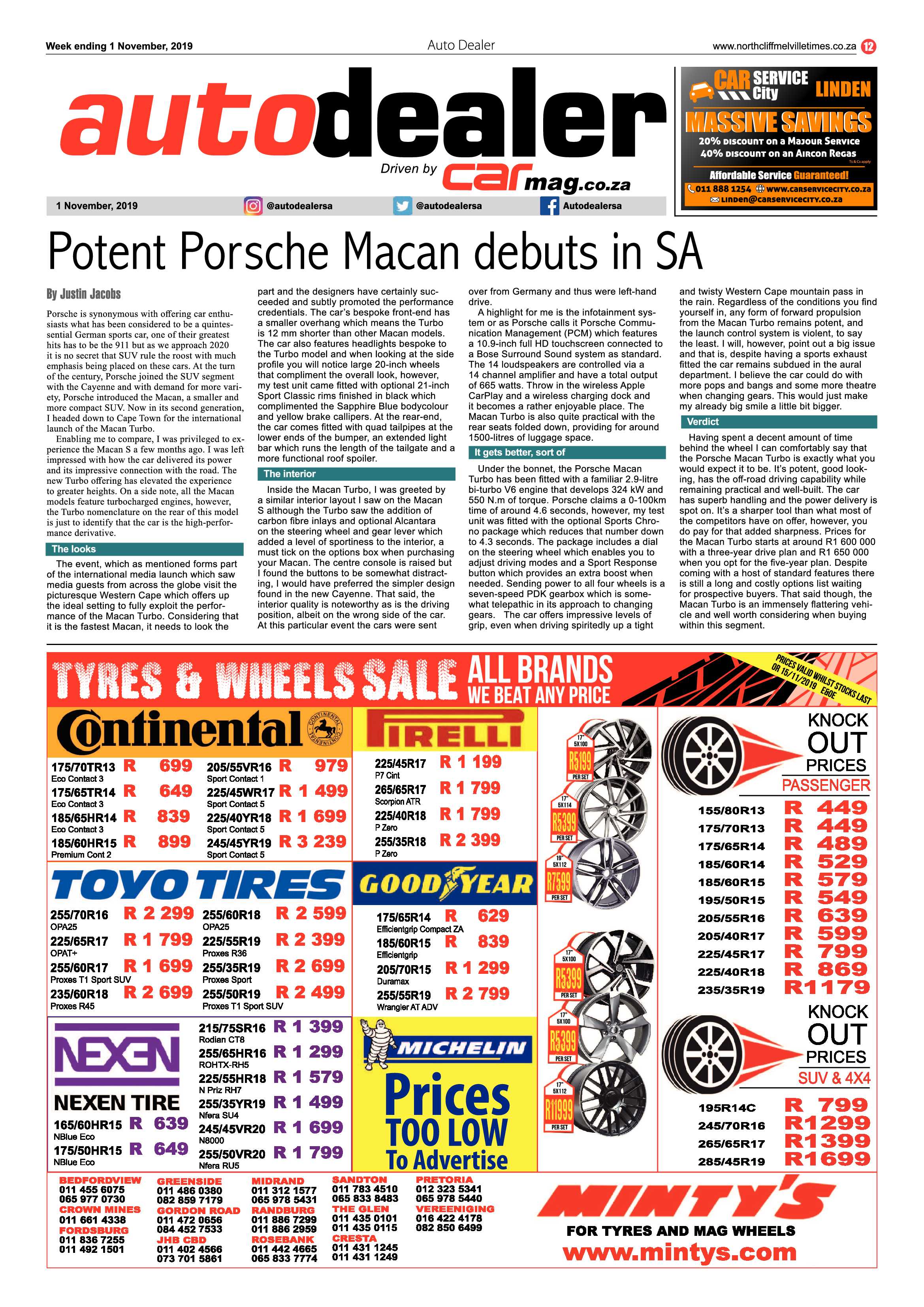 Northcliff Melville Times 29 October, 2019 page 12