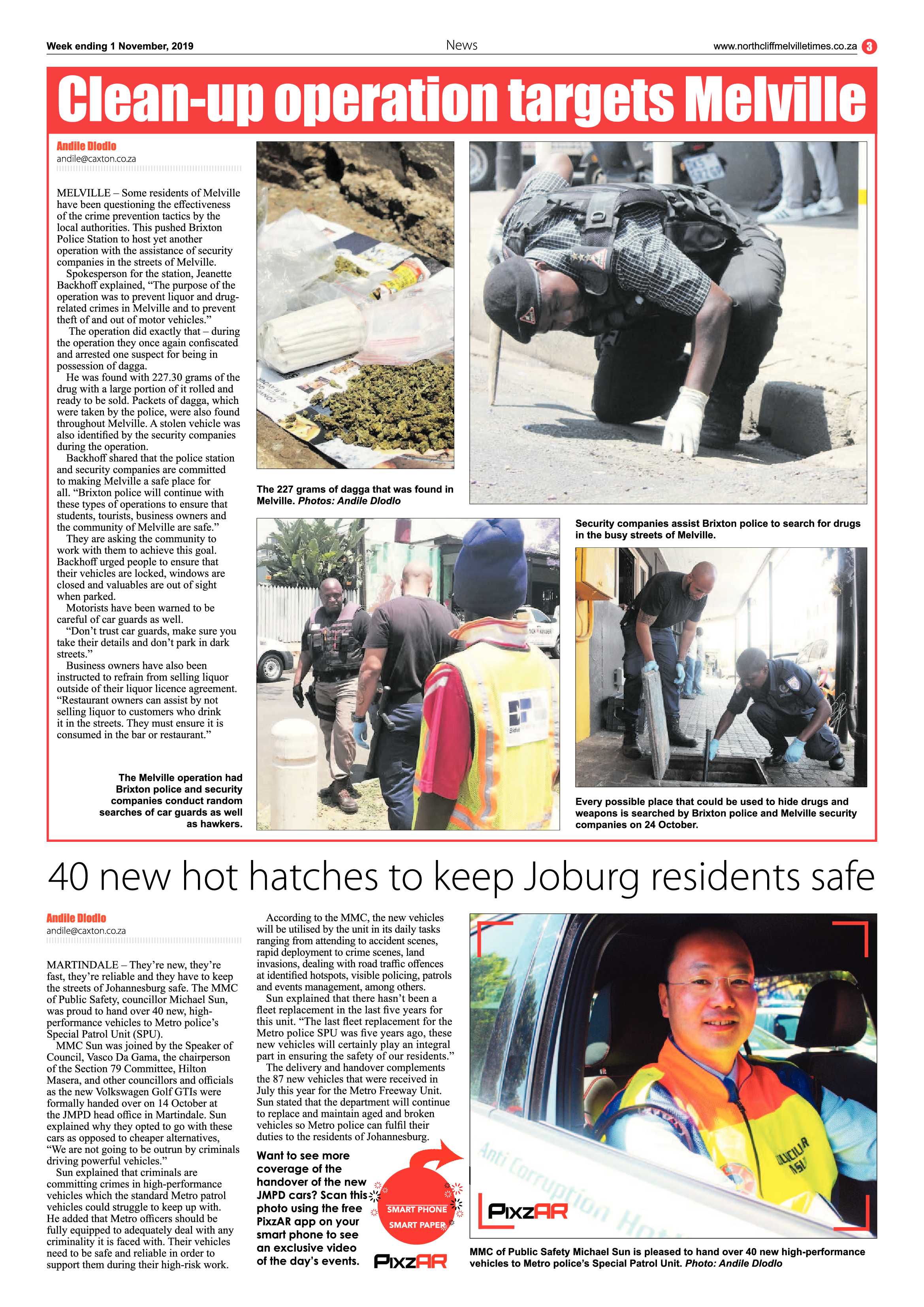 Northcliff Melville Times 29 October, 2019 page 3