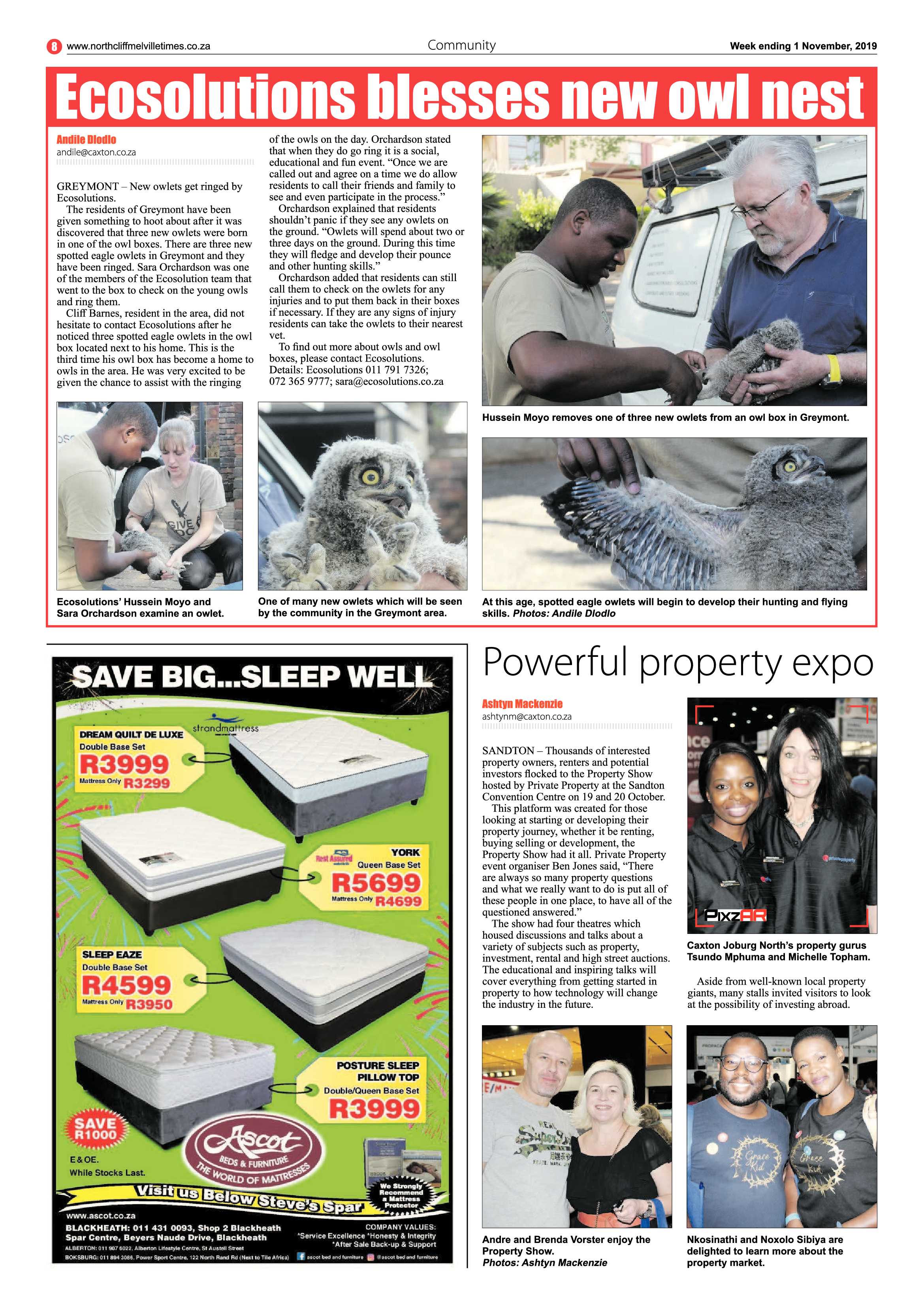 Northcliff Melville Times 29 October, 2019 page 8