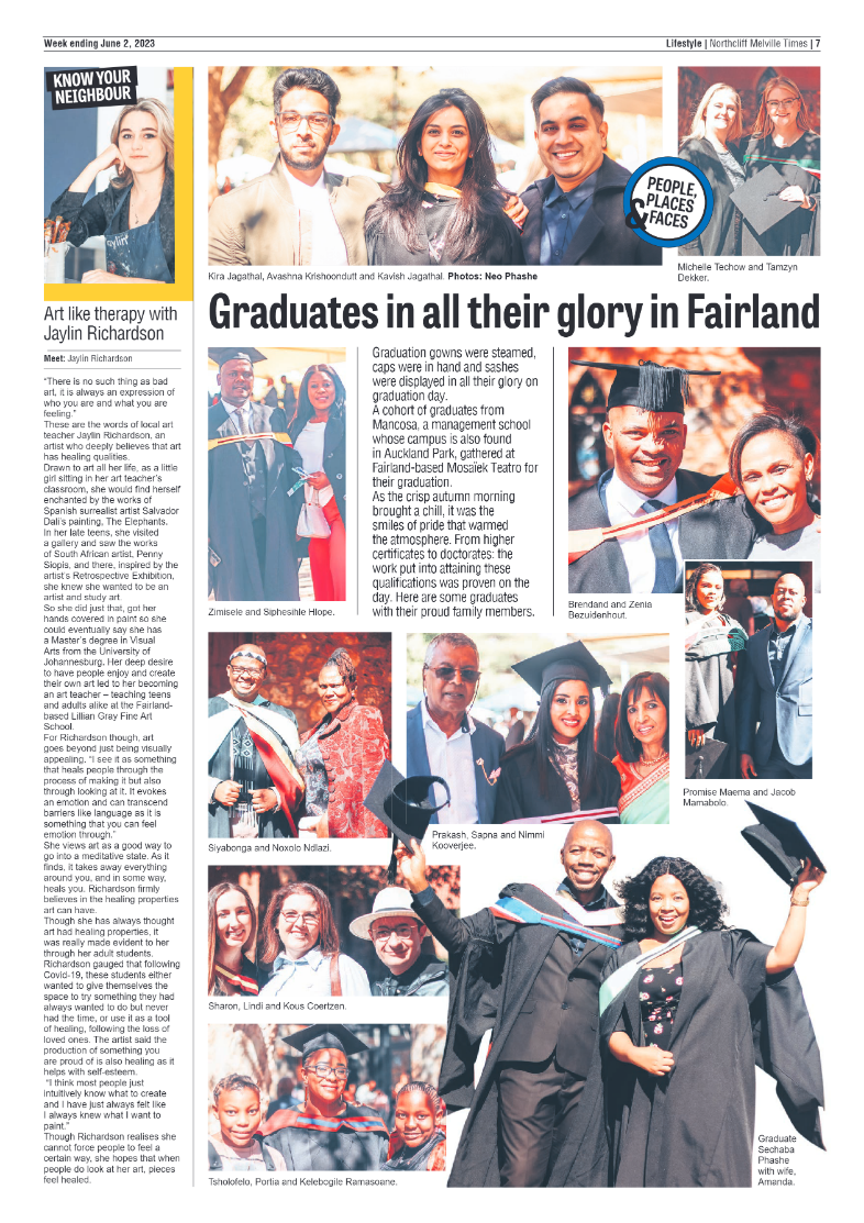Northcliff Melville Times 2 June 2023 page 7