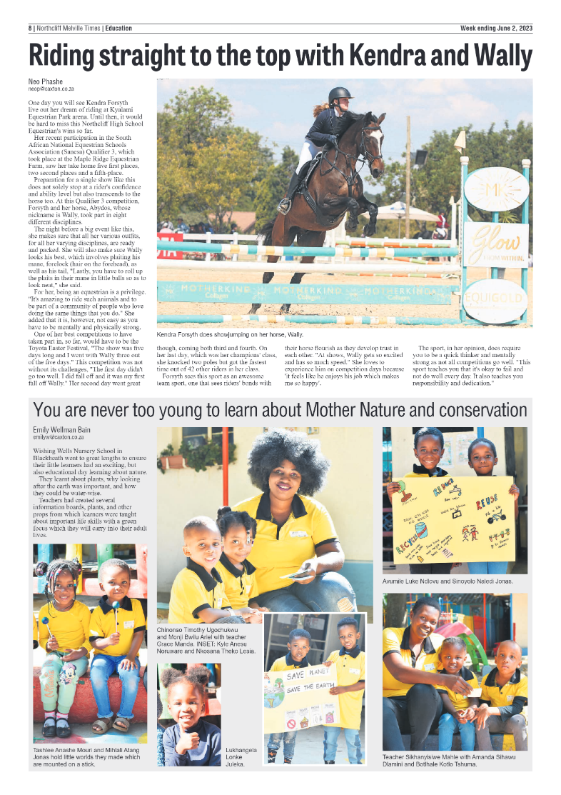 Northcliff Melville Times 2 June 2023 page 8