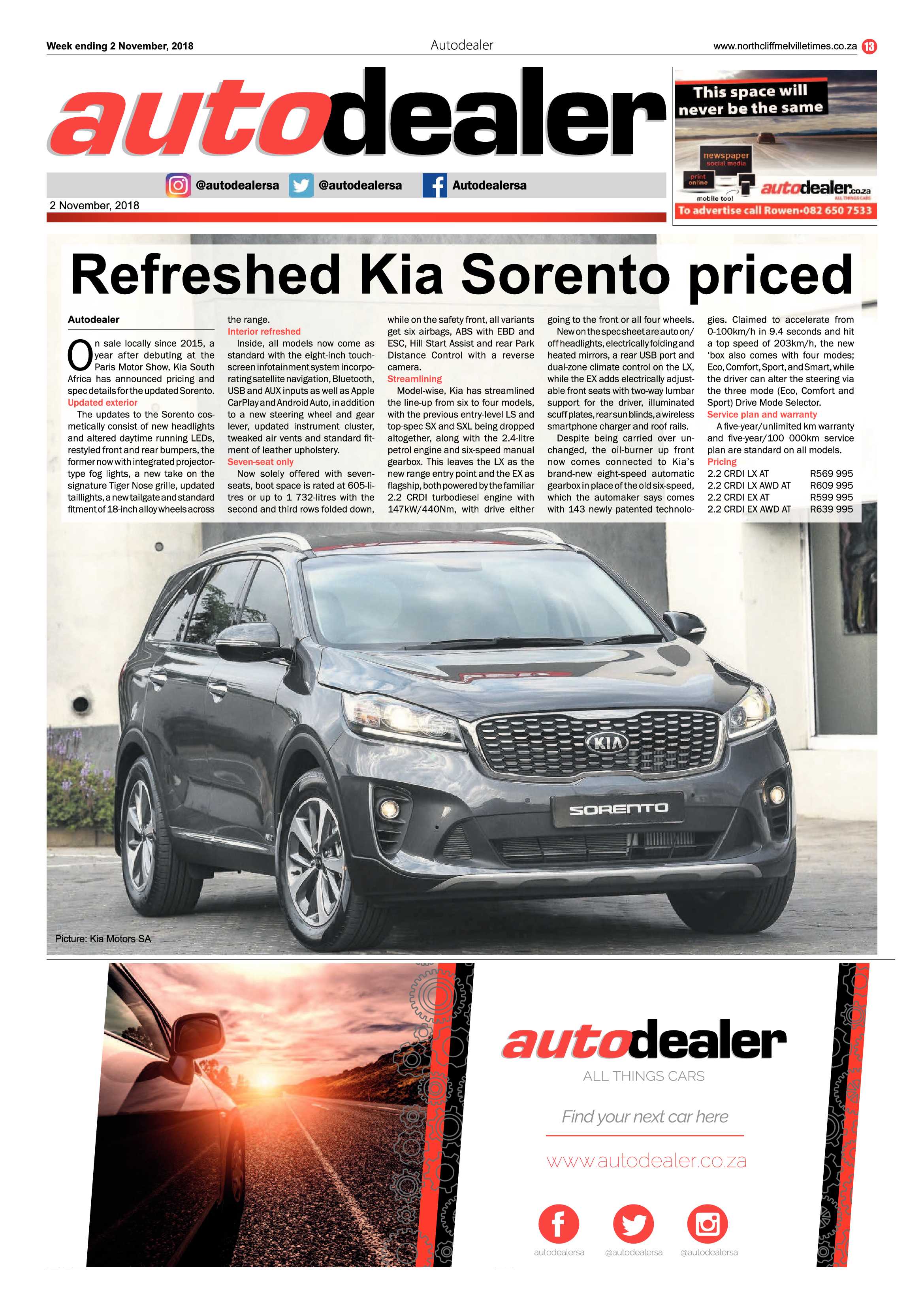 Northcliff Melville Times 2 November 2018 page 13