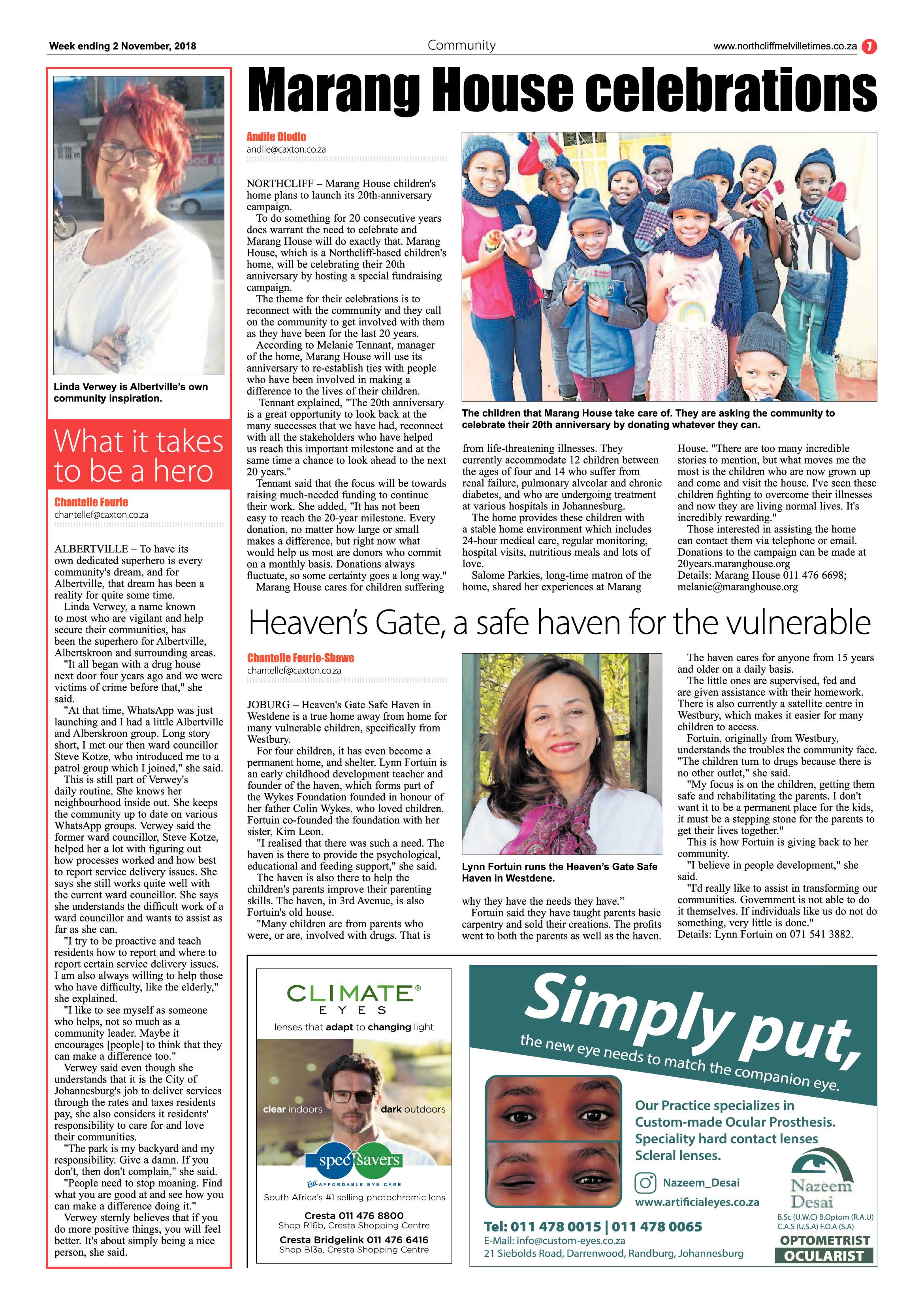Northcliff Melville Times 2 November 2018 page 7