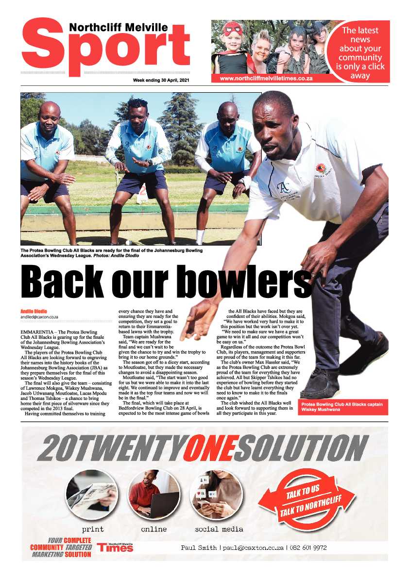 Northcliff Melville Times 30 April 2021 page 12