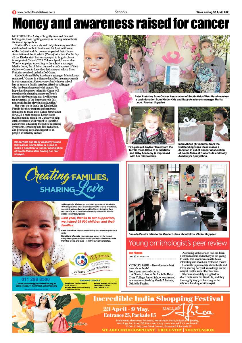 Northcliff Melville Times 30 April 2021 page 8