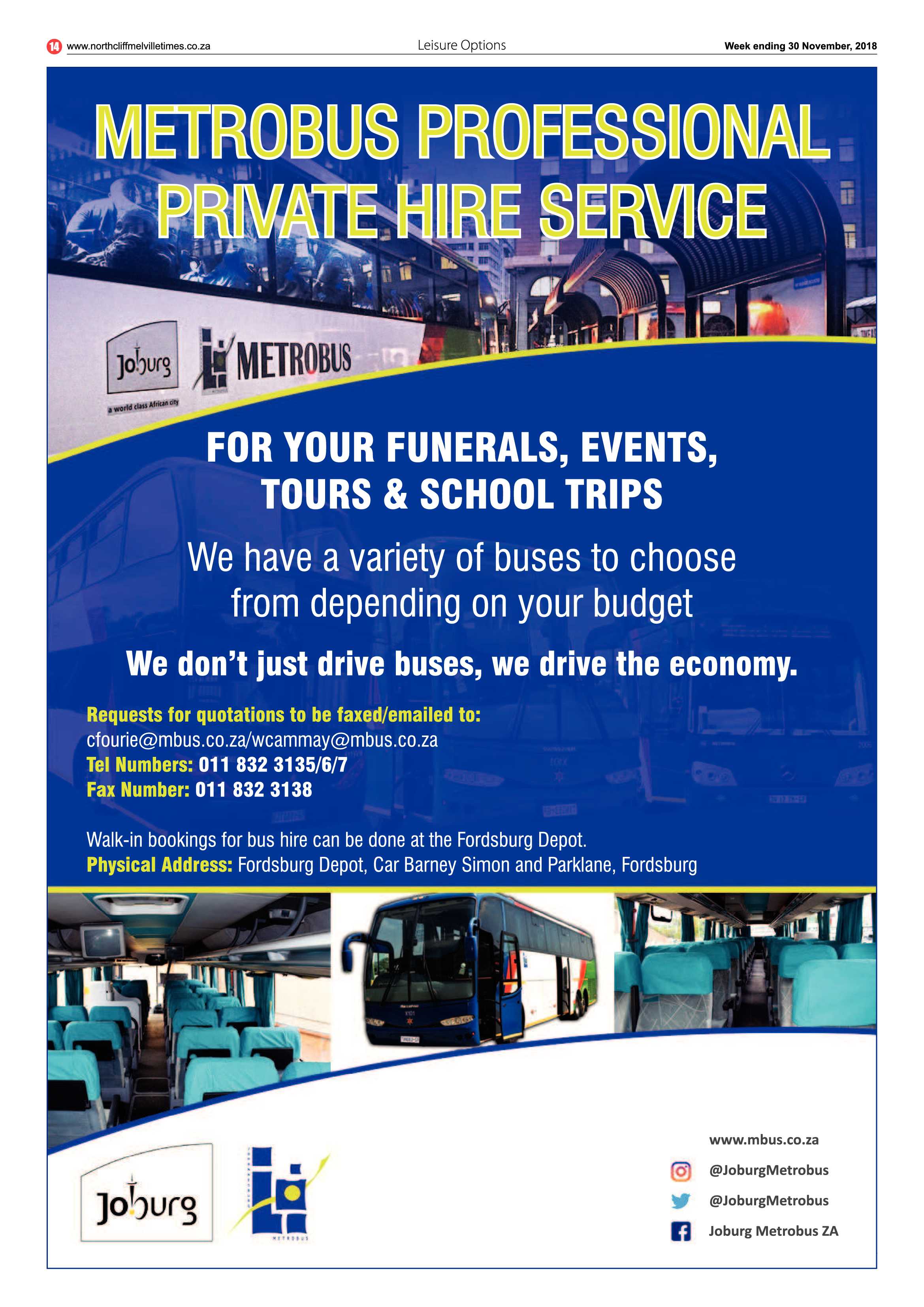 Northcliff Melville Times 30 November 2018 page 14