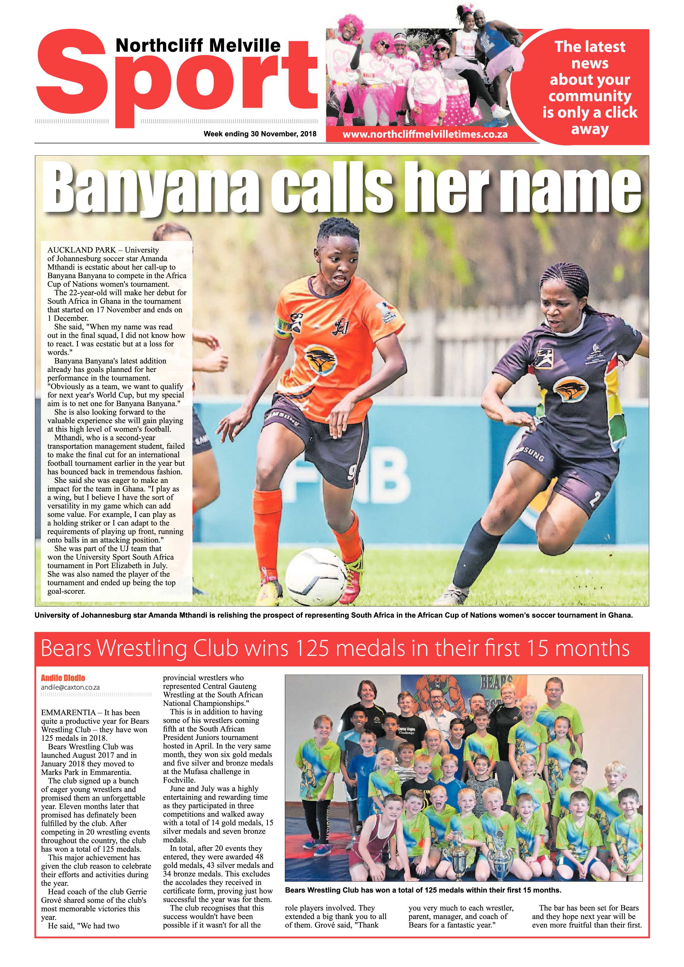 Northcliff Melville Times 30 November 2018 page 20
