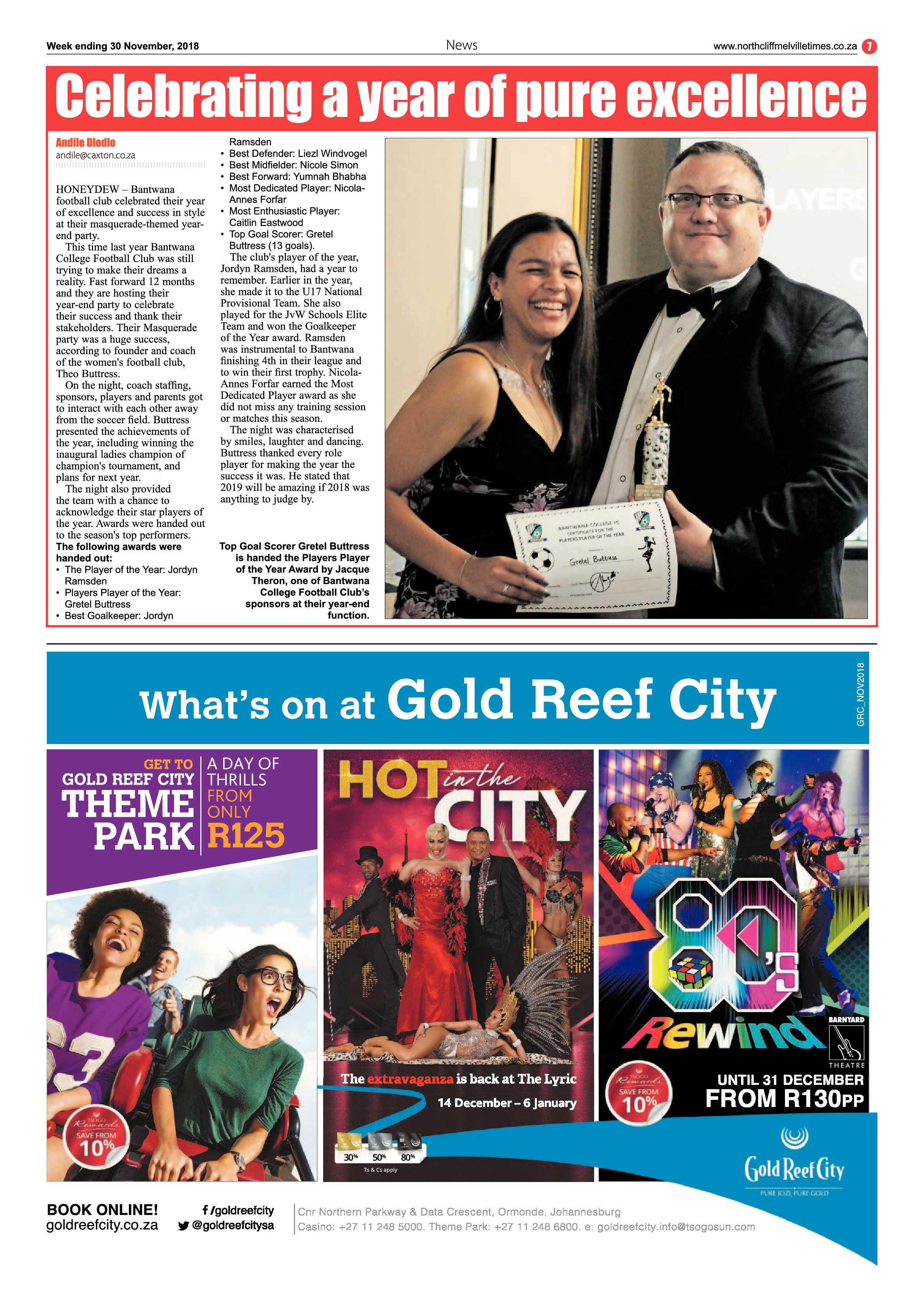 Northcliff Melville Times 30 November 2018 page 7