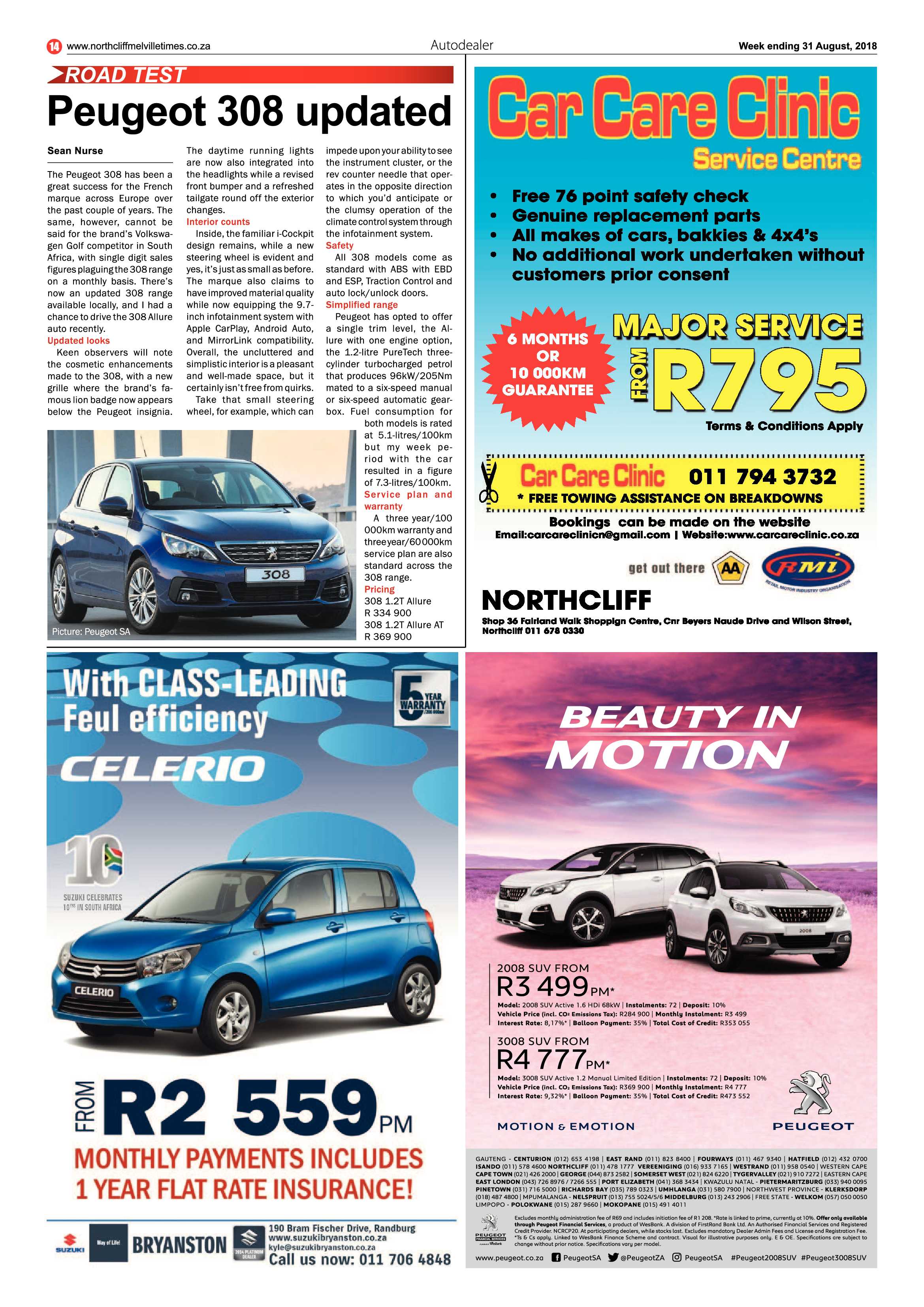 Northcliff Melville Times 31 August 2018 page 14