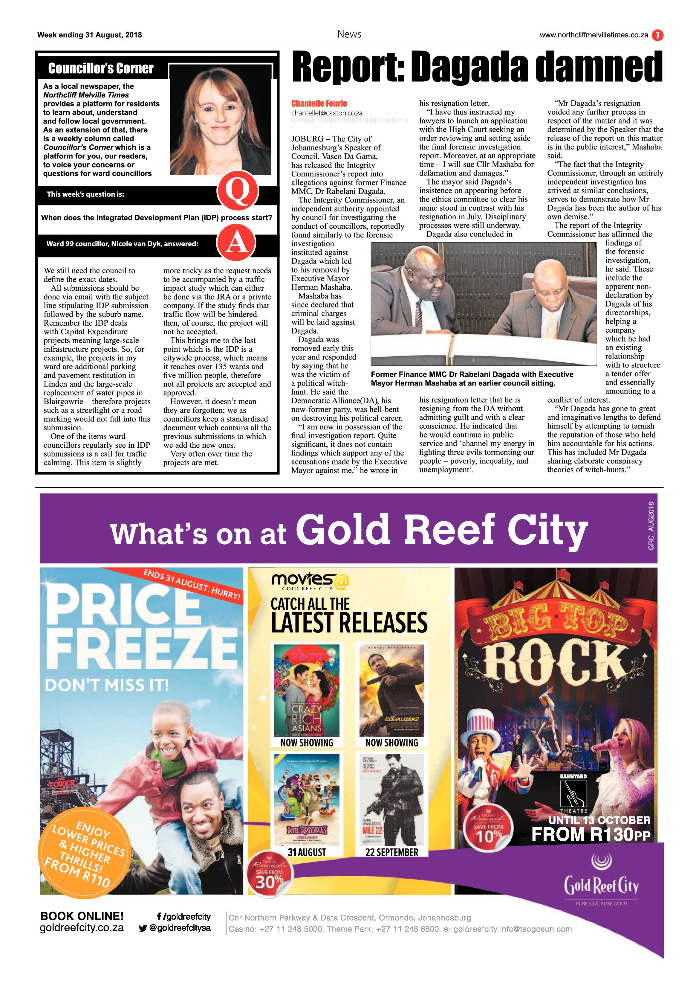 Northcliff Melville Times 31 August 2018 page 7