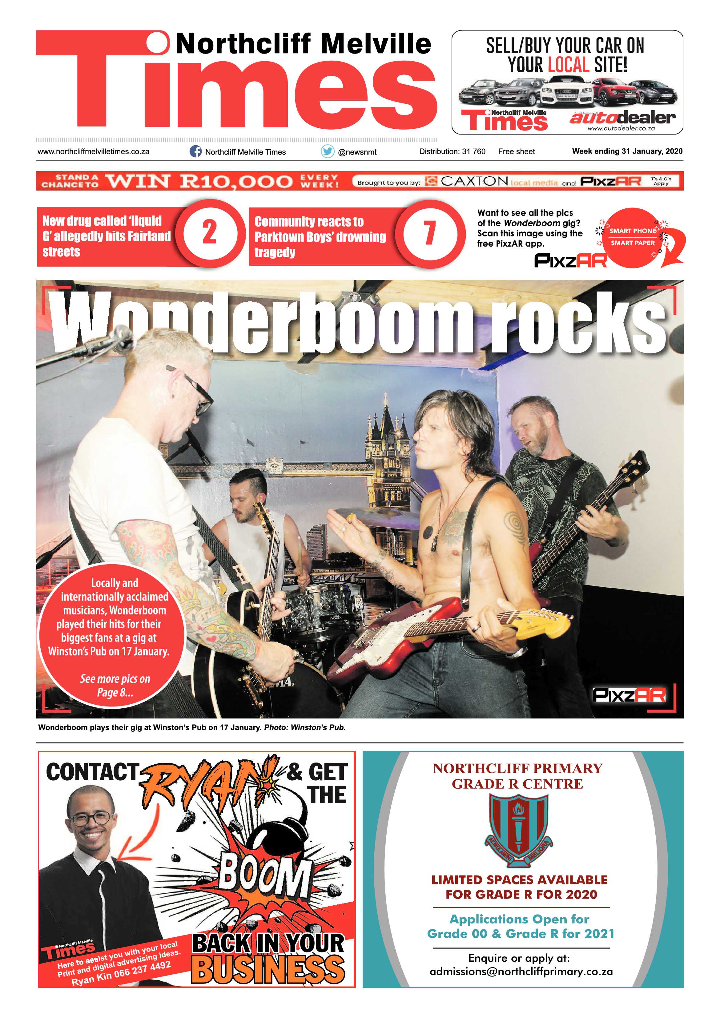 Northcliff Melville Times 31 January 2020 page 1