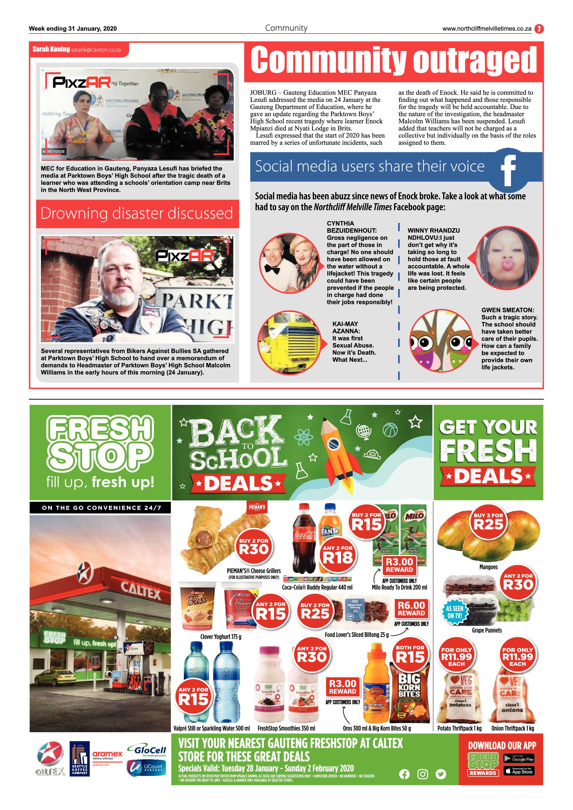 Northcliff Melville Times 31 January 2020 page 7