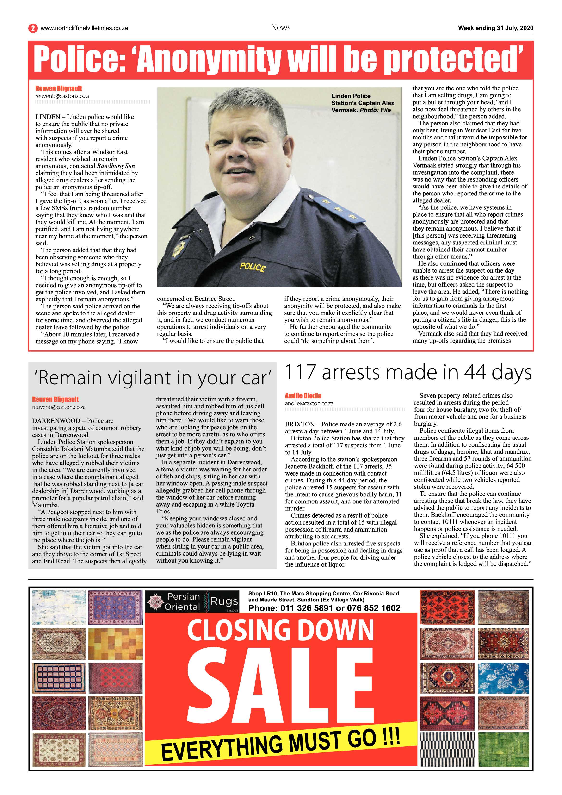 Northcliff Melville Times 31 July 2020 page 2
