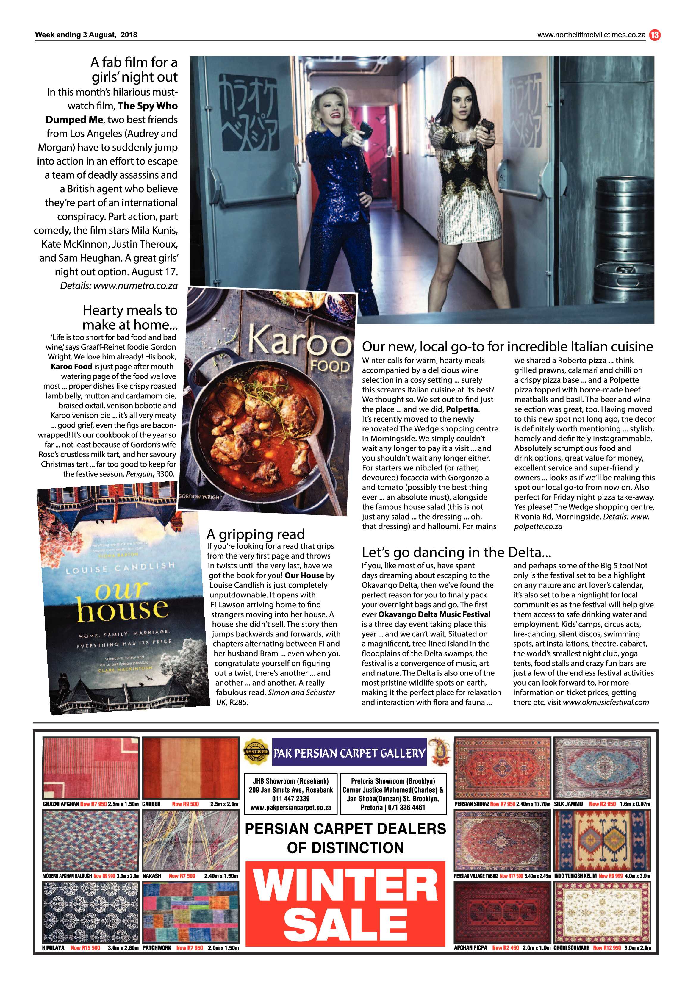 Northcliff Melville Times 3 August 2018 page 13