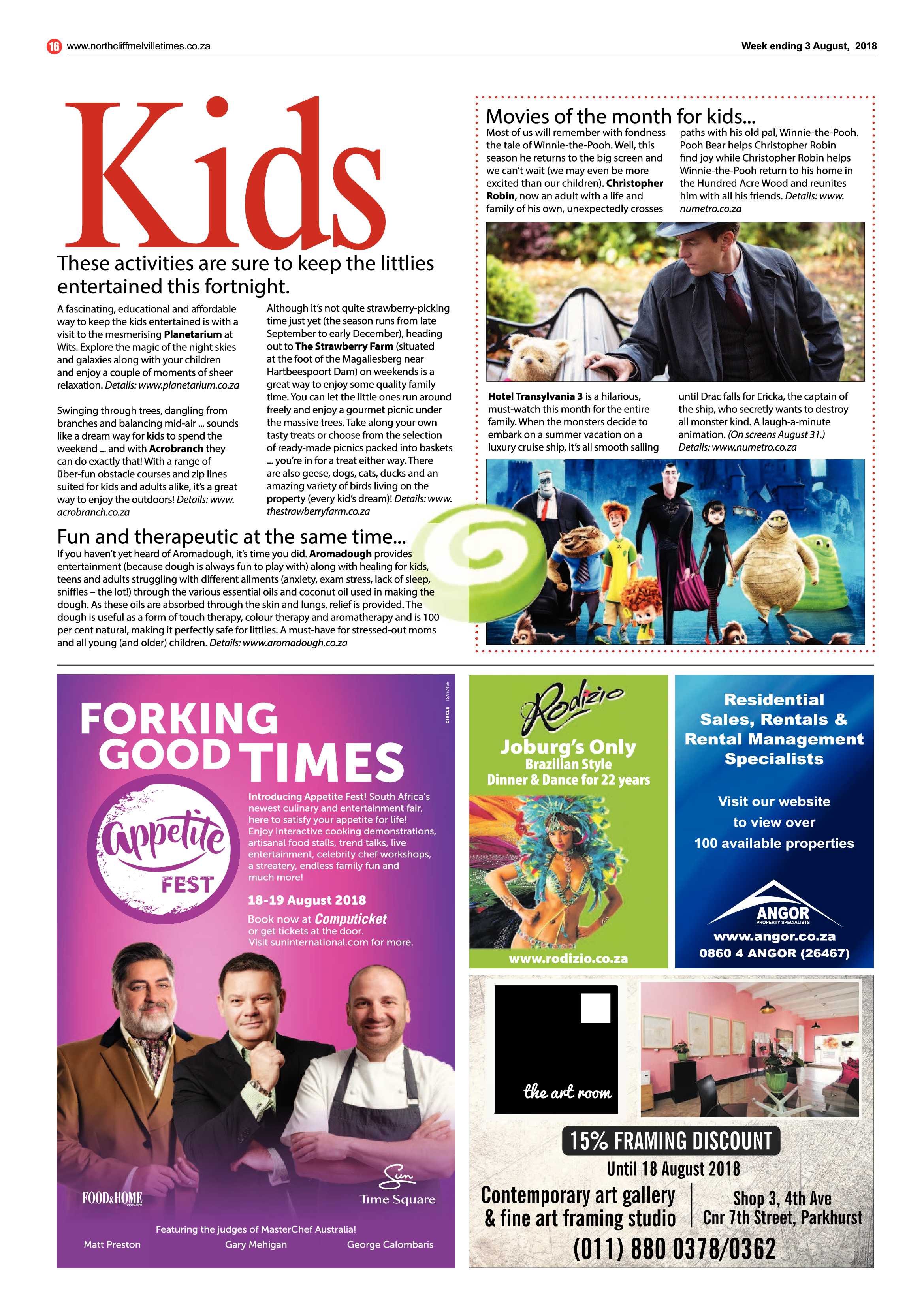 Northcliff Melville Times 3 August 2018 page 16
