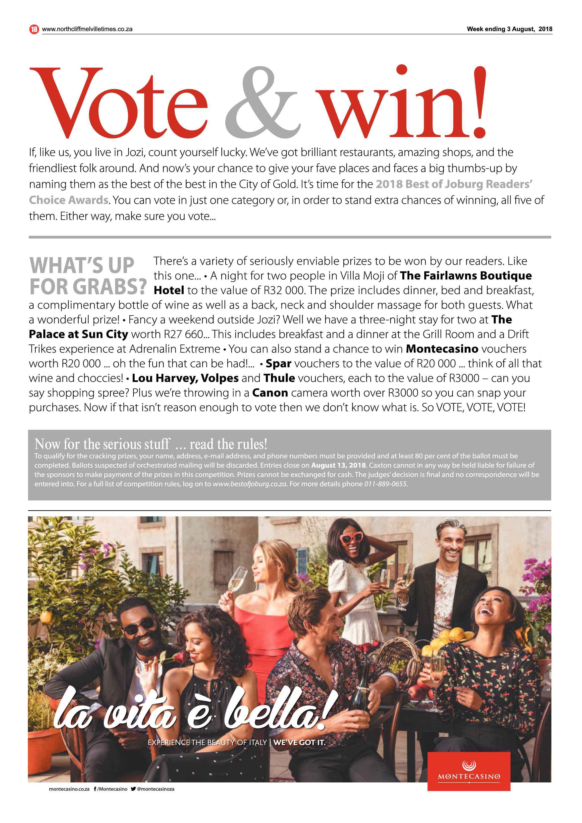 Northcliff Melville Times 3 August 2018 page 18