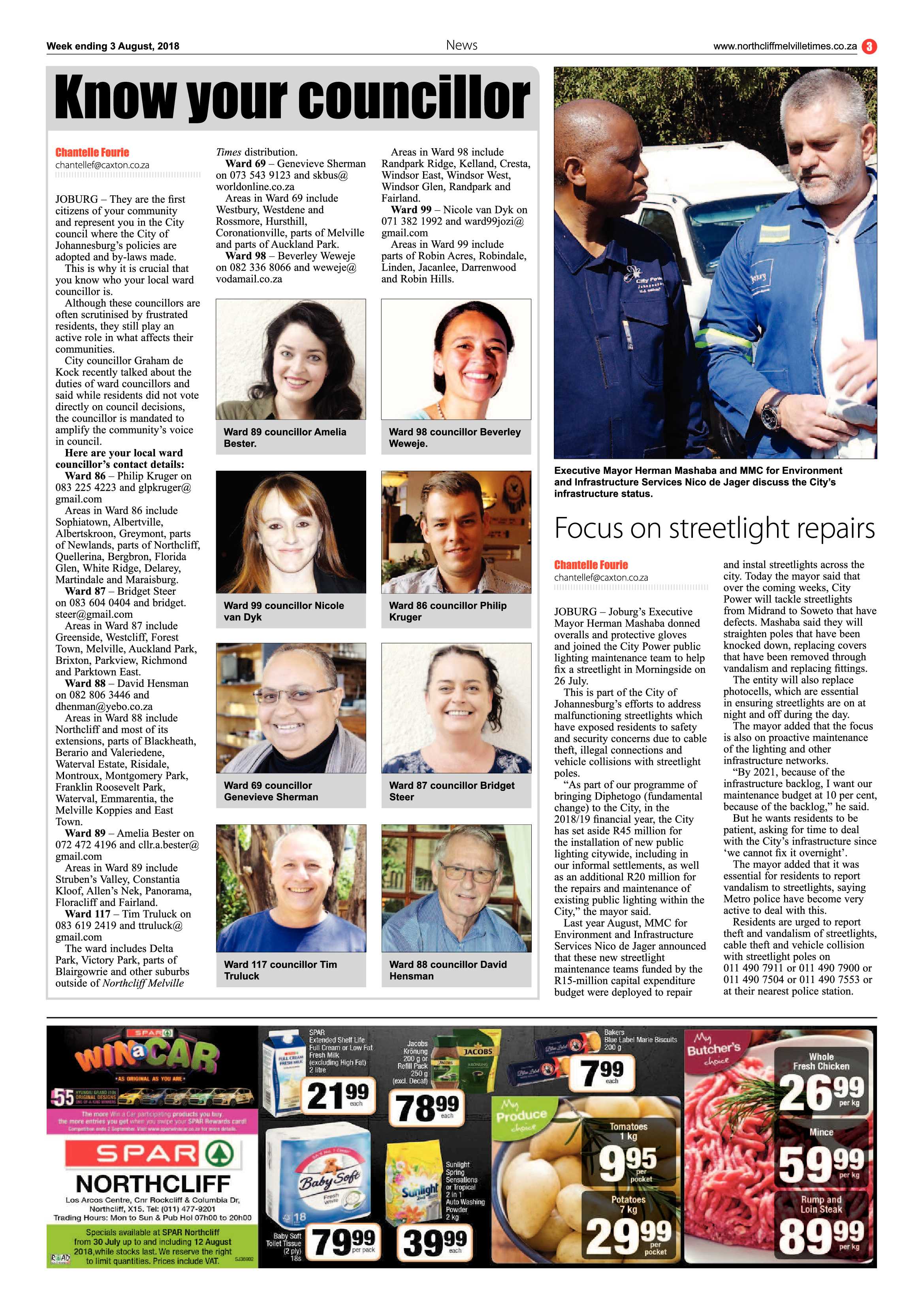 Northcliff Melville Times 3 August 2018 page 3