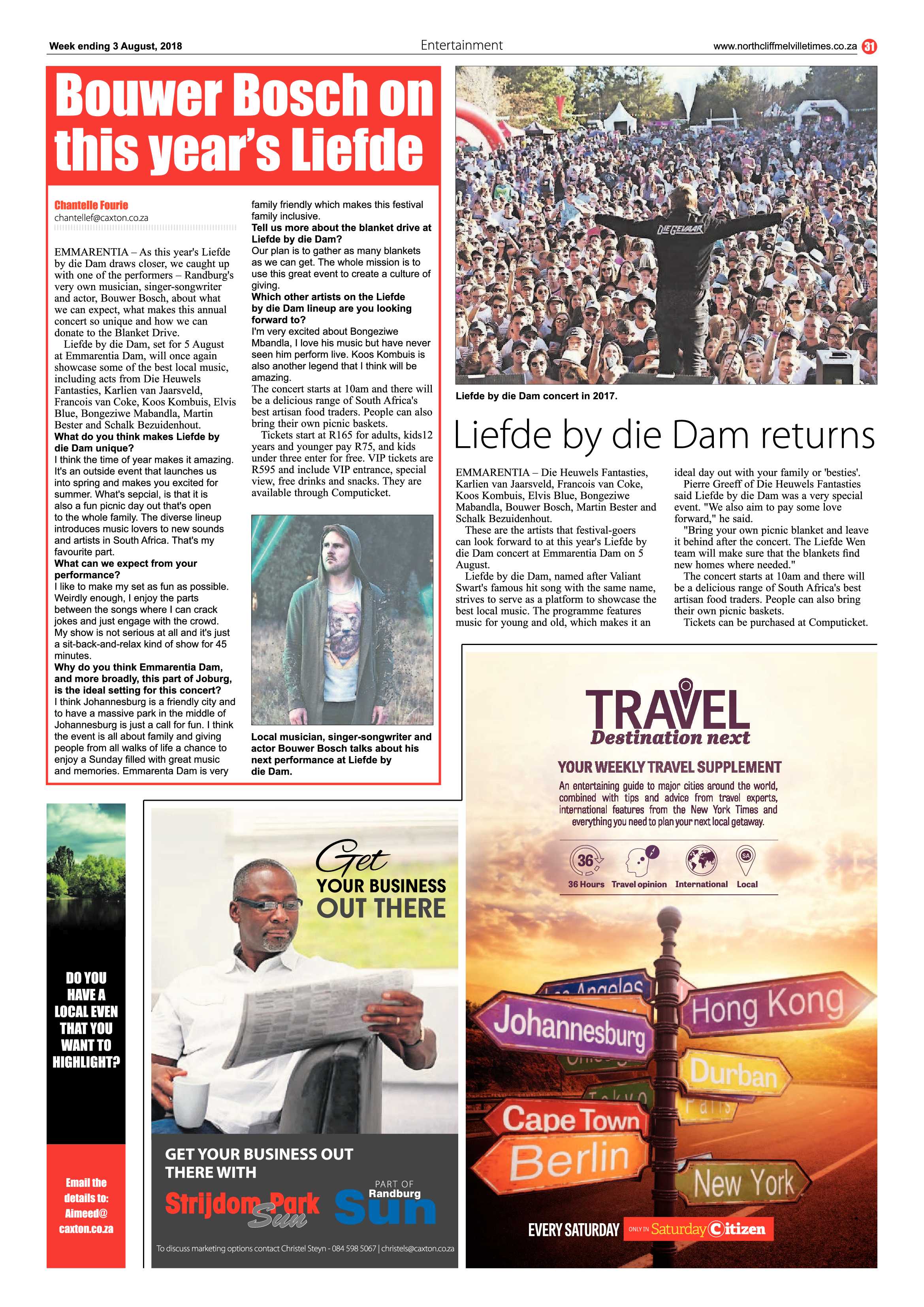 Northcliff Melville Times 3 August 2018 page 31