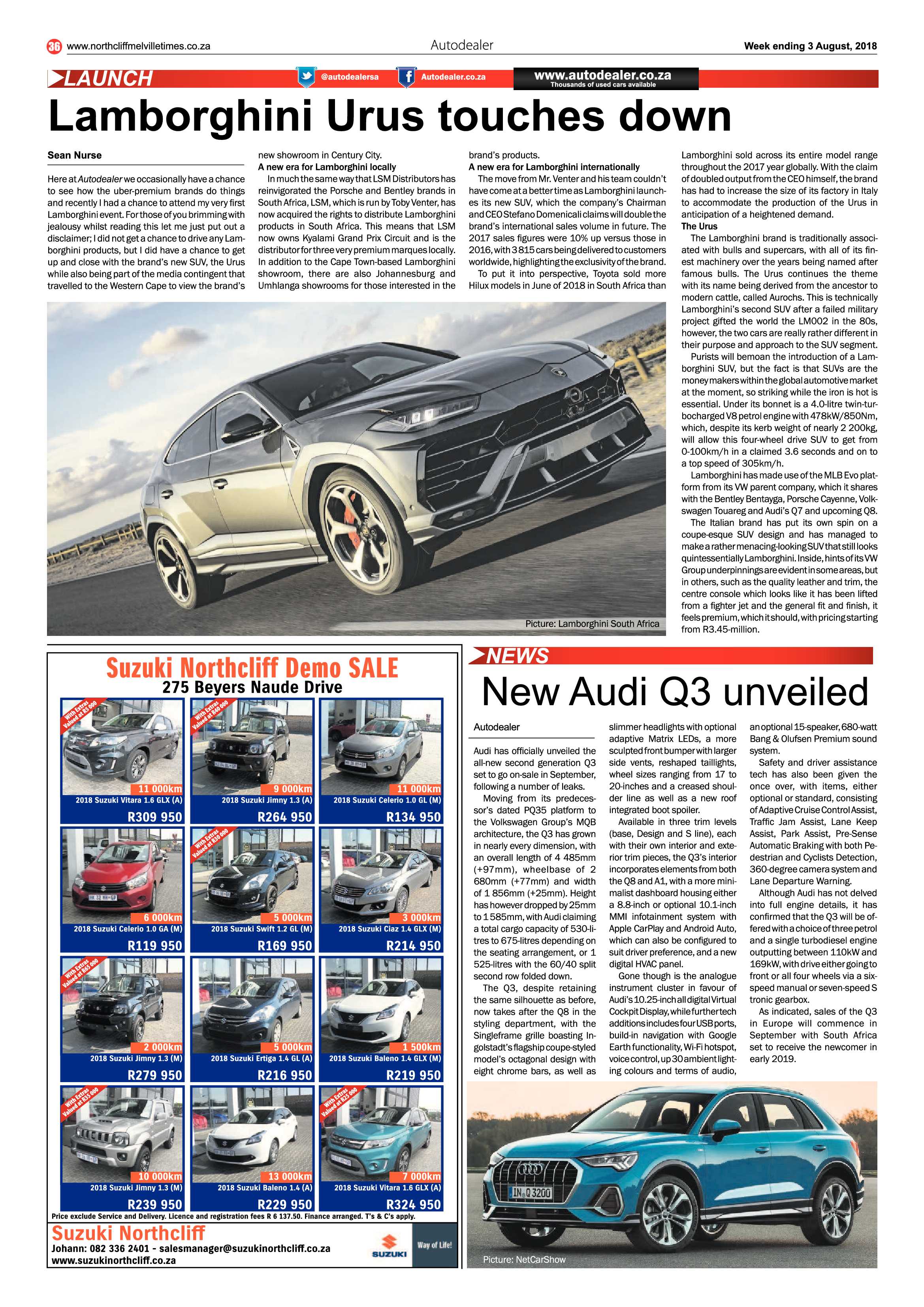 Northcliff Melville Times 3 August 2018 page 36