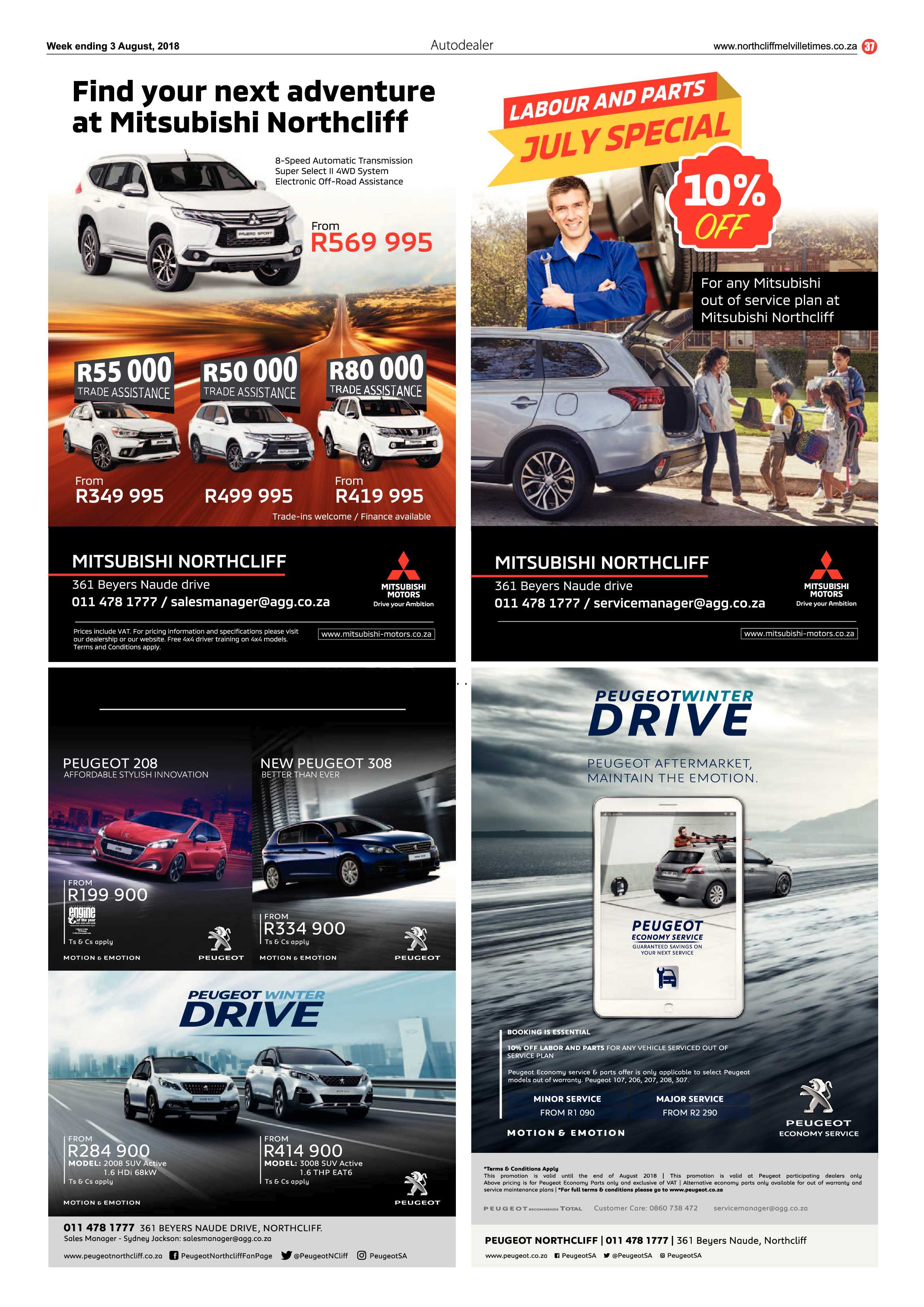 Northcliff Melville Times 3 August 2018 page 37
