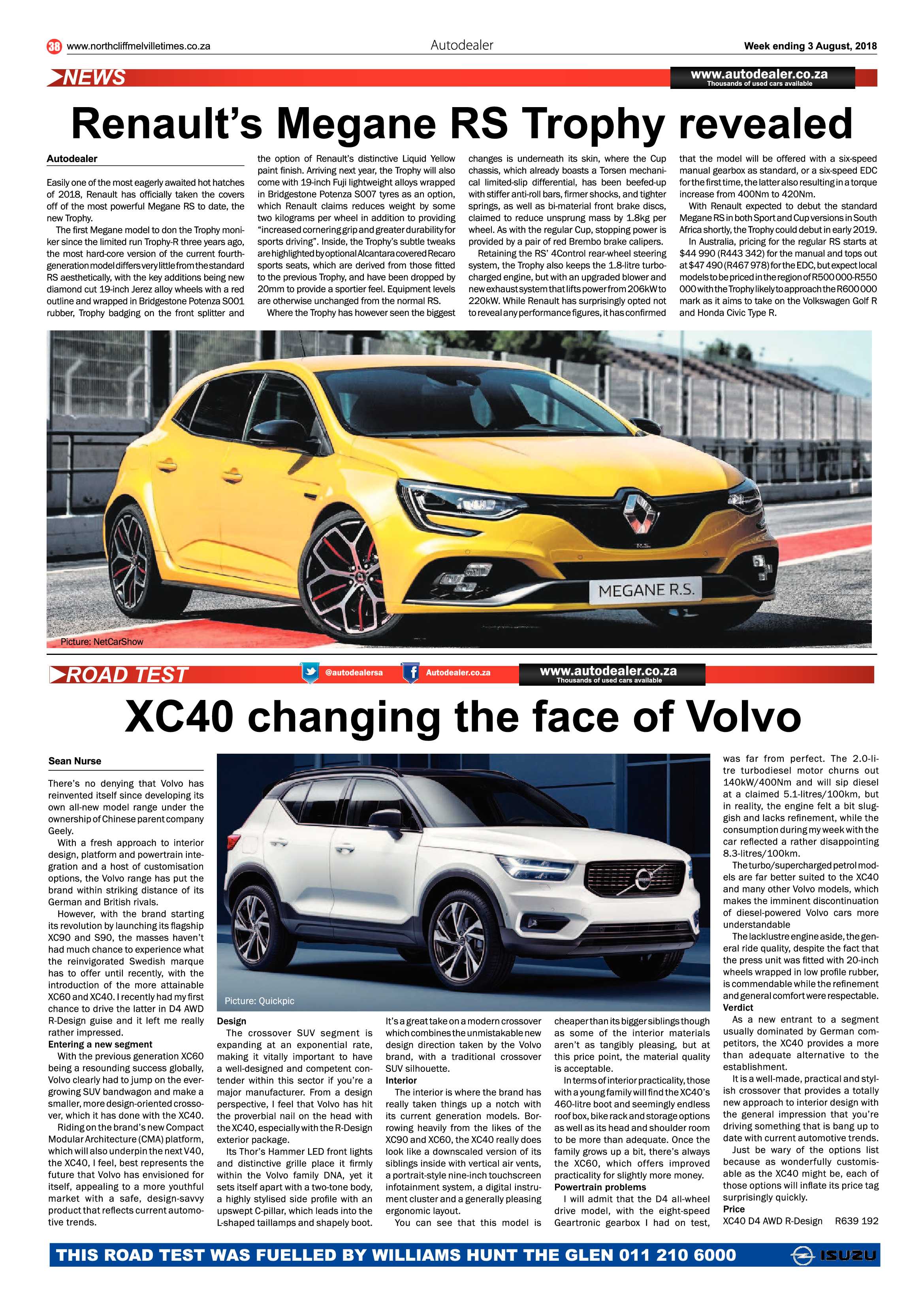 Northcliff Melville Times 3 August 2018 page 38