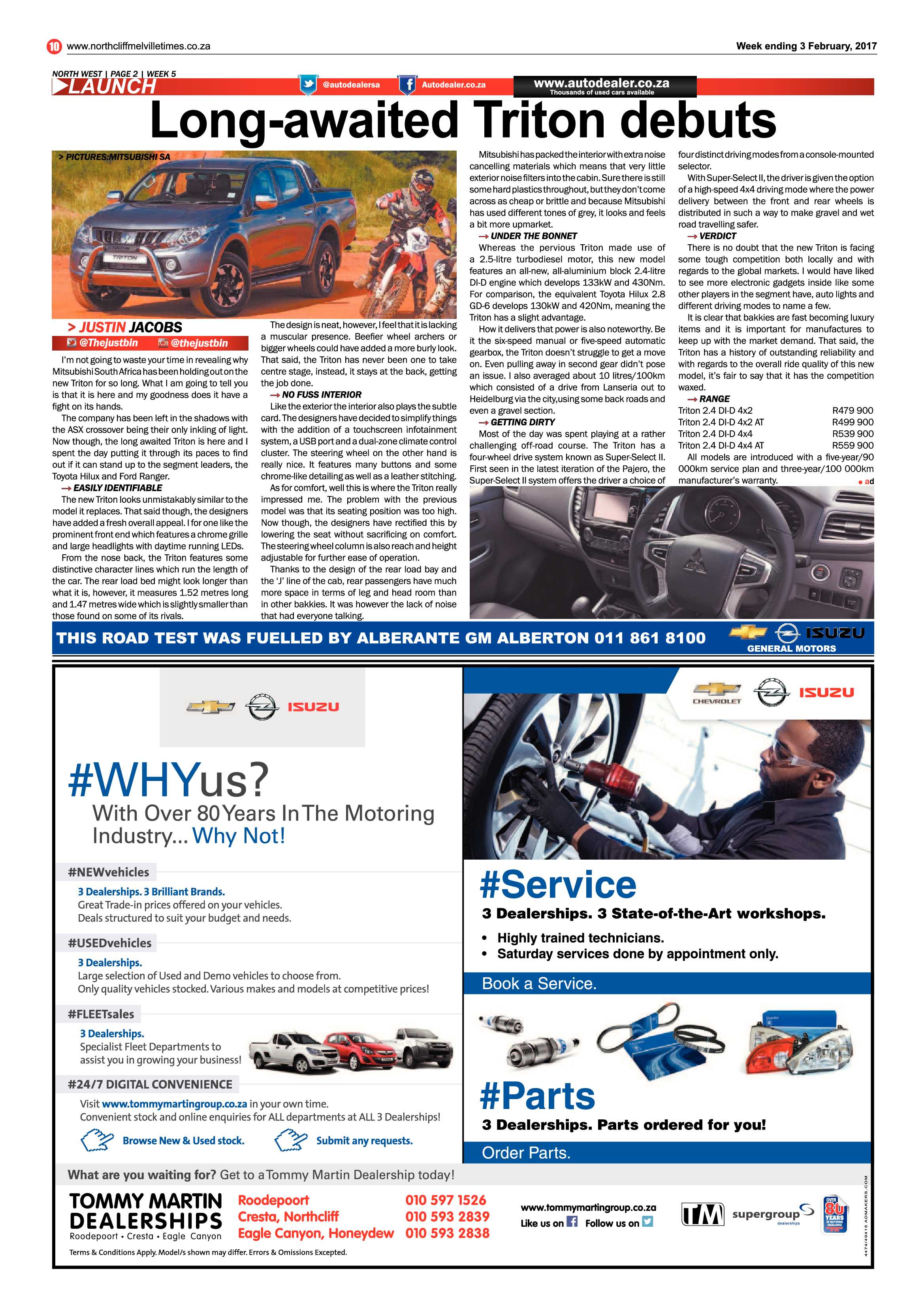 Northcliff Melville Times 3 February, 2017 page 10