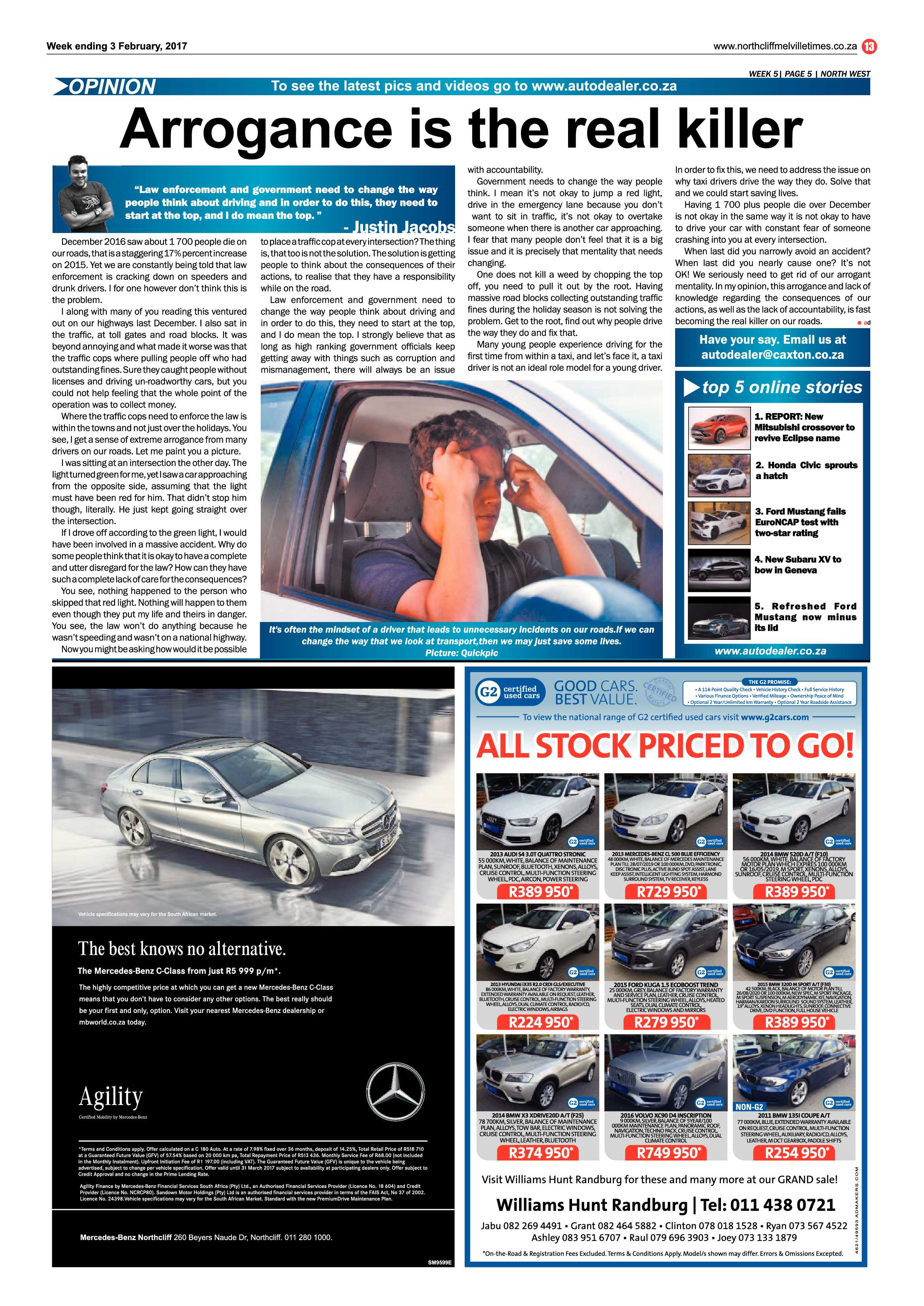 Northcliff Melville Times 3 February, 2017 page 13