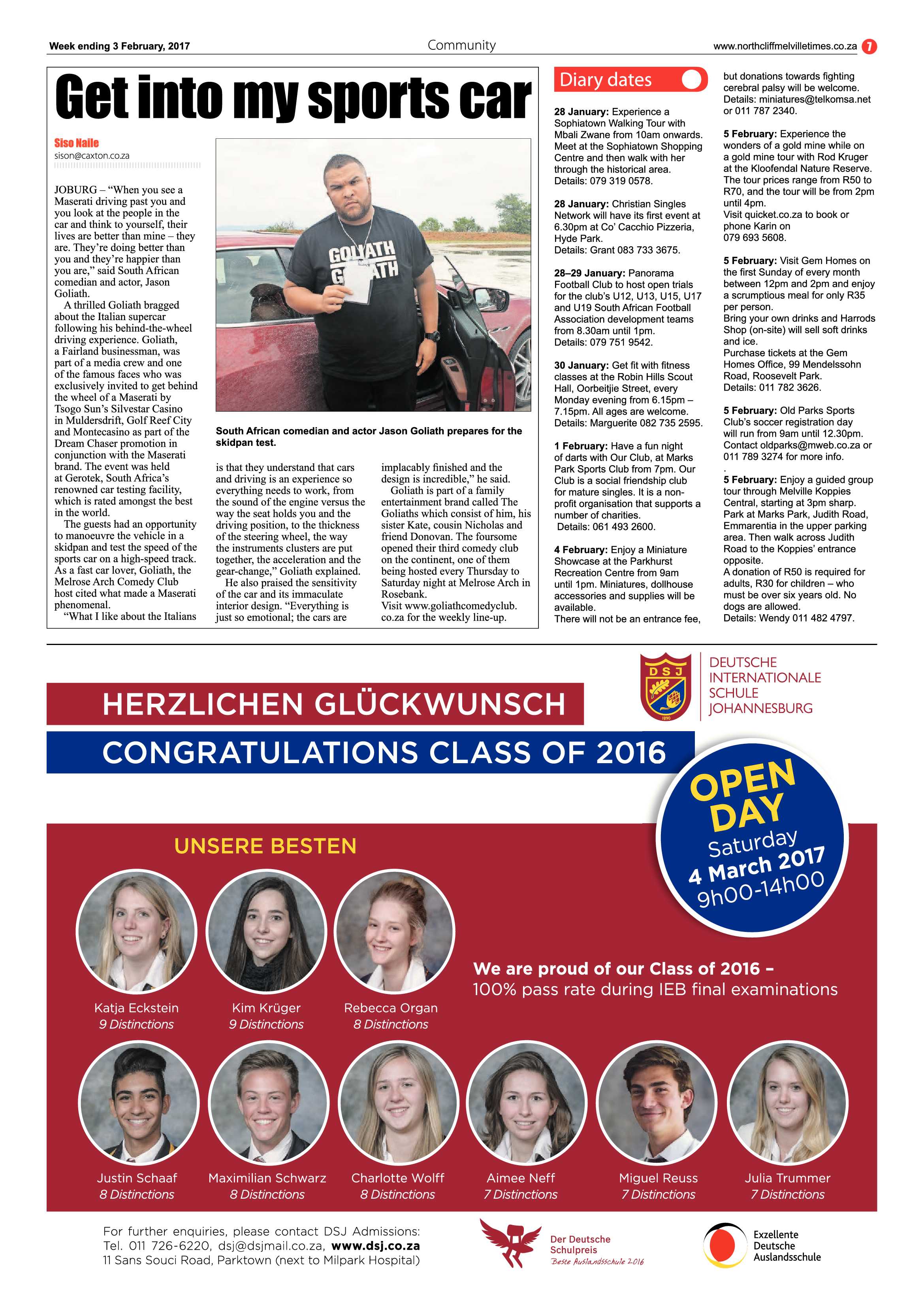 Northcliff Melville Times 3 February, 2017 page 7