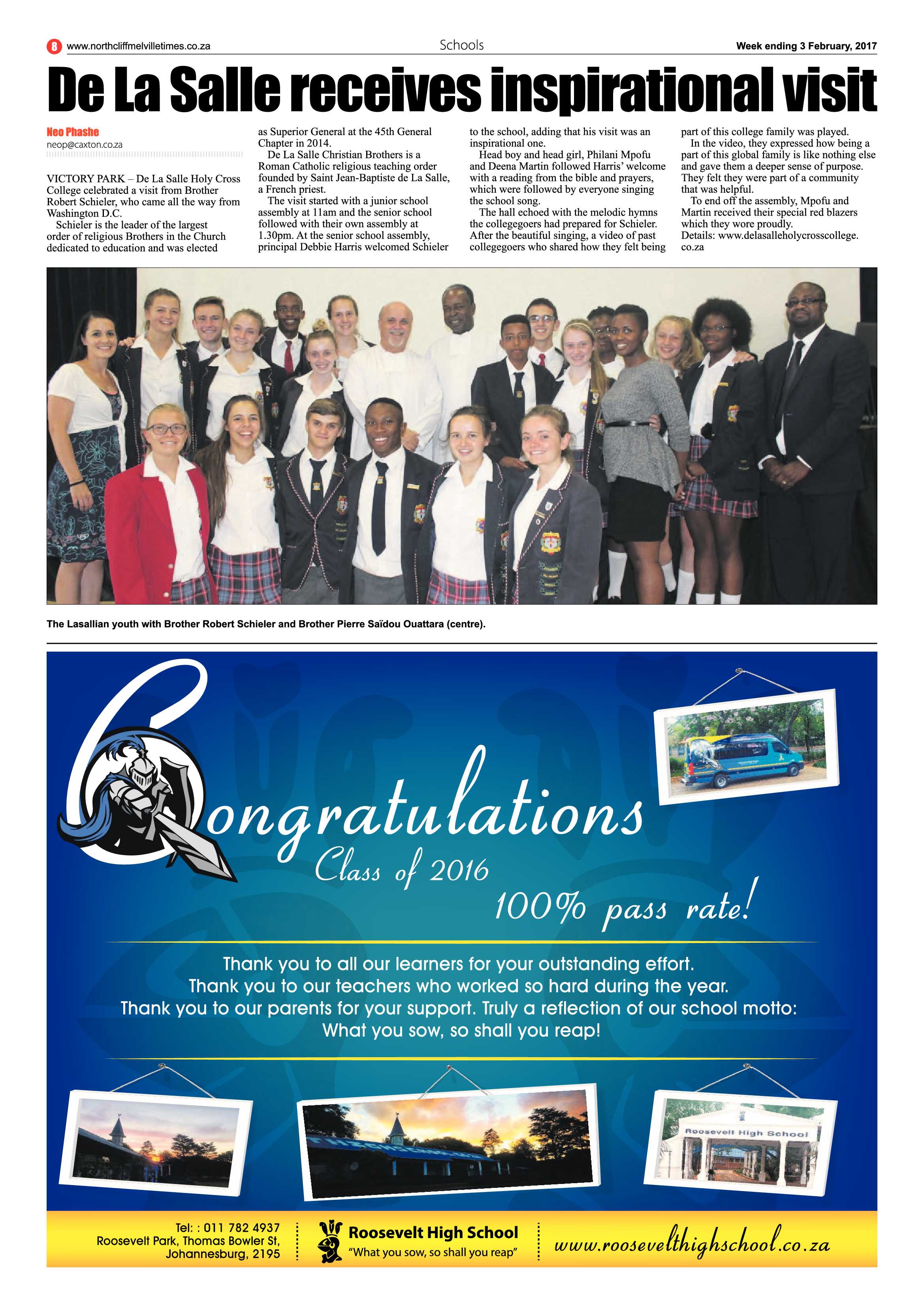 Northcliff Melville Times 3 February, 2017 page 8