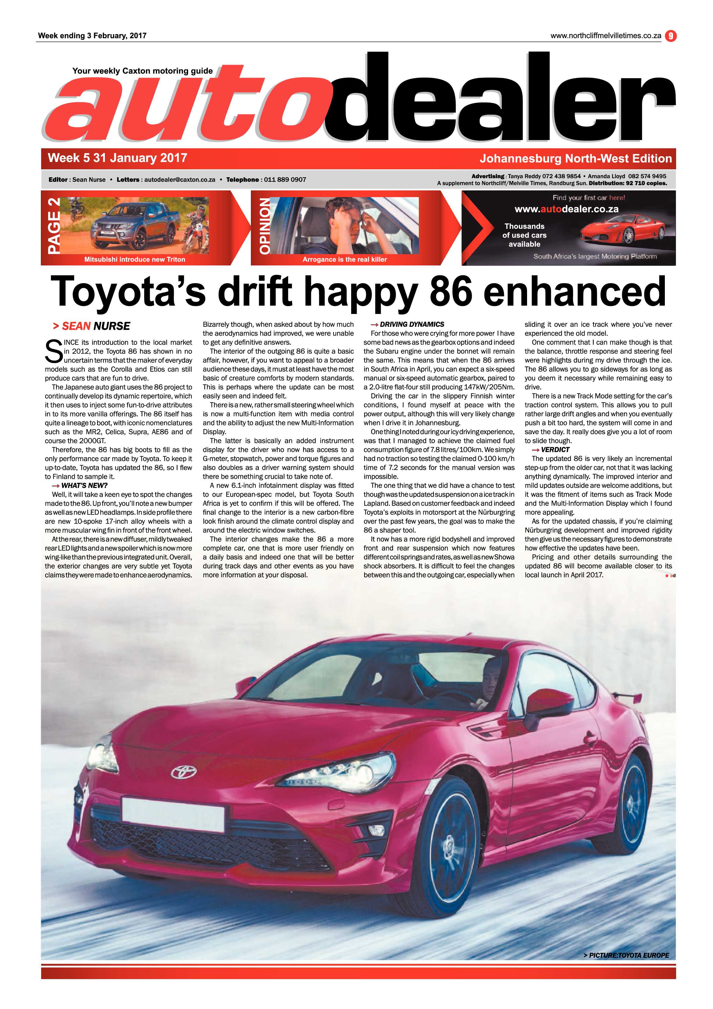 Northcliff Melville Times 3 February, 2017 page 9