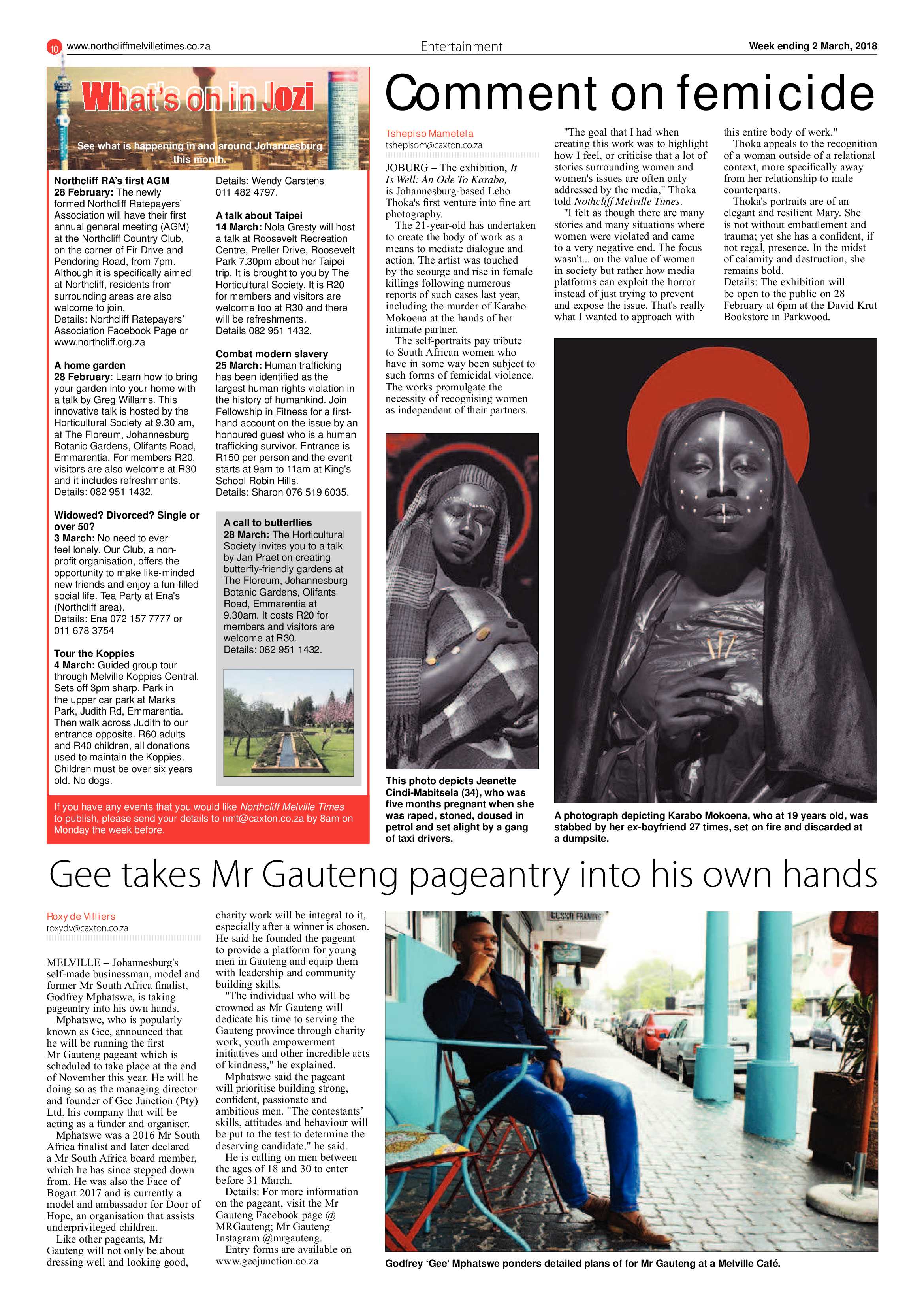 Northcliff Melville Times 3 March 2018 page 10