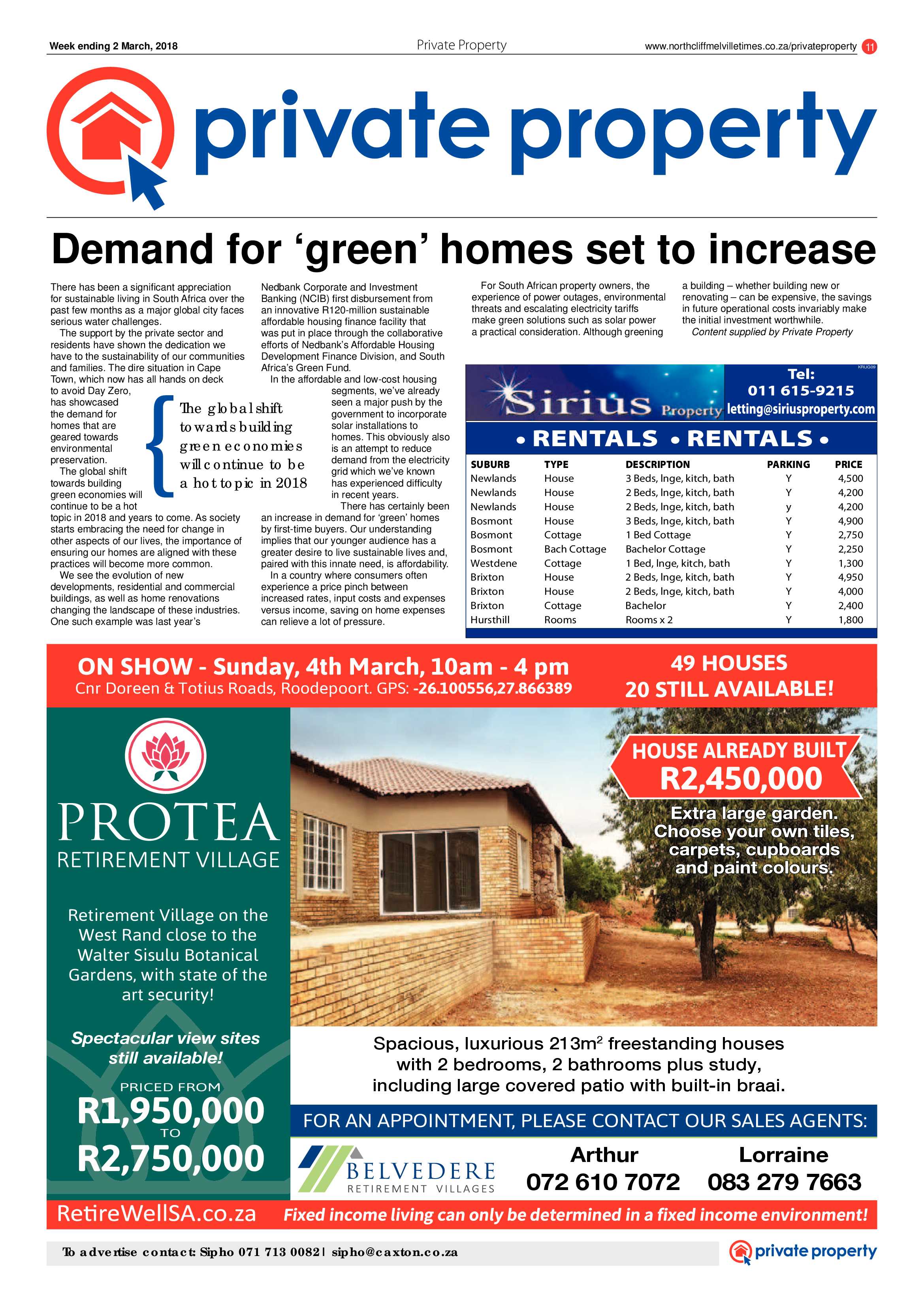 Northcliff Melville Times 3 March 2018 page 11