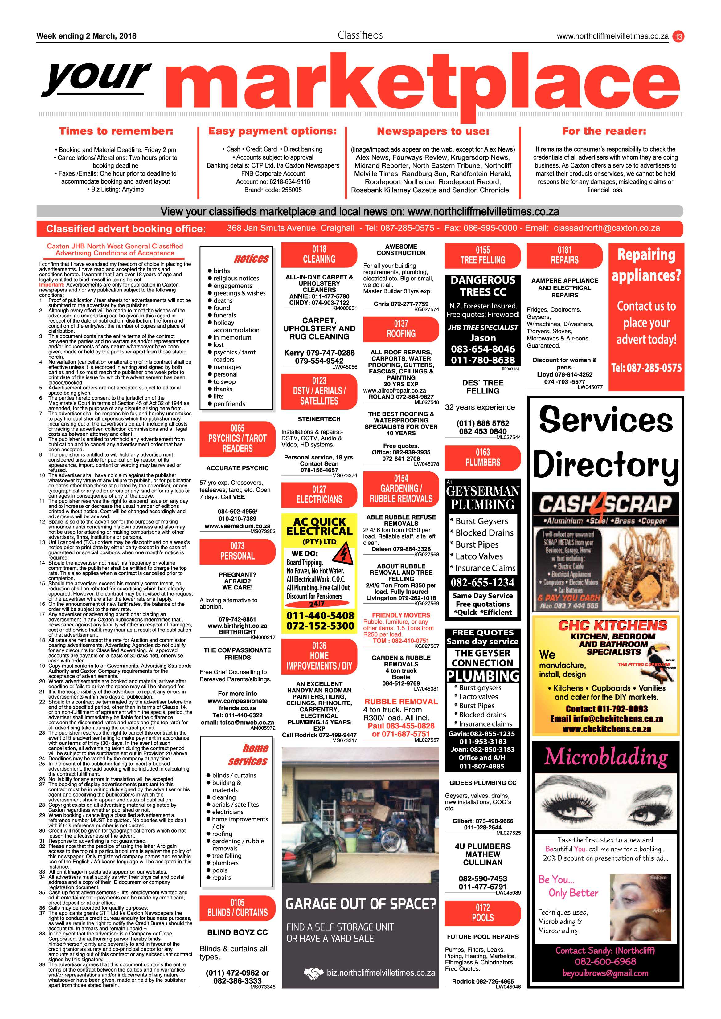 Northcliff Melville Times 3 March 2018 page 13
