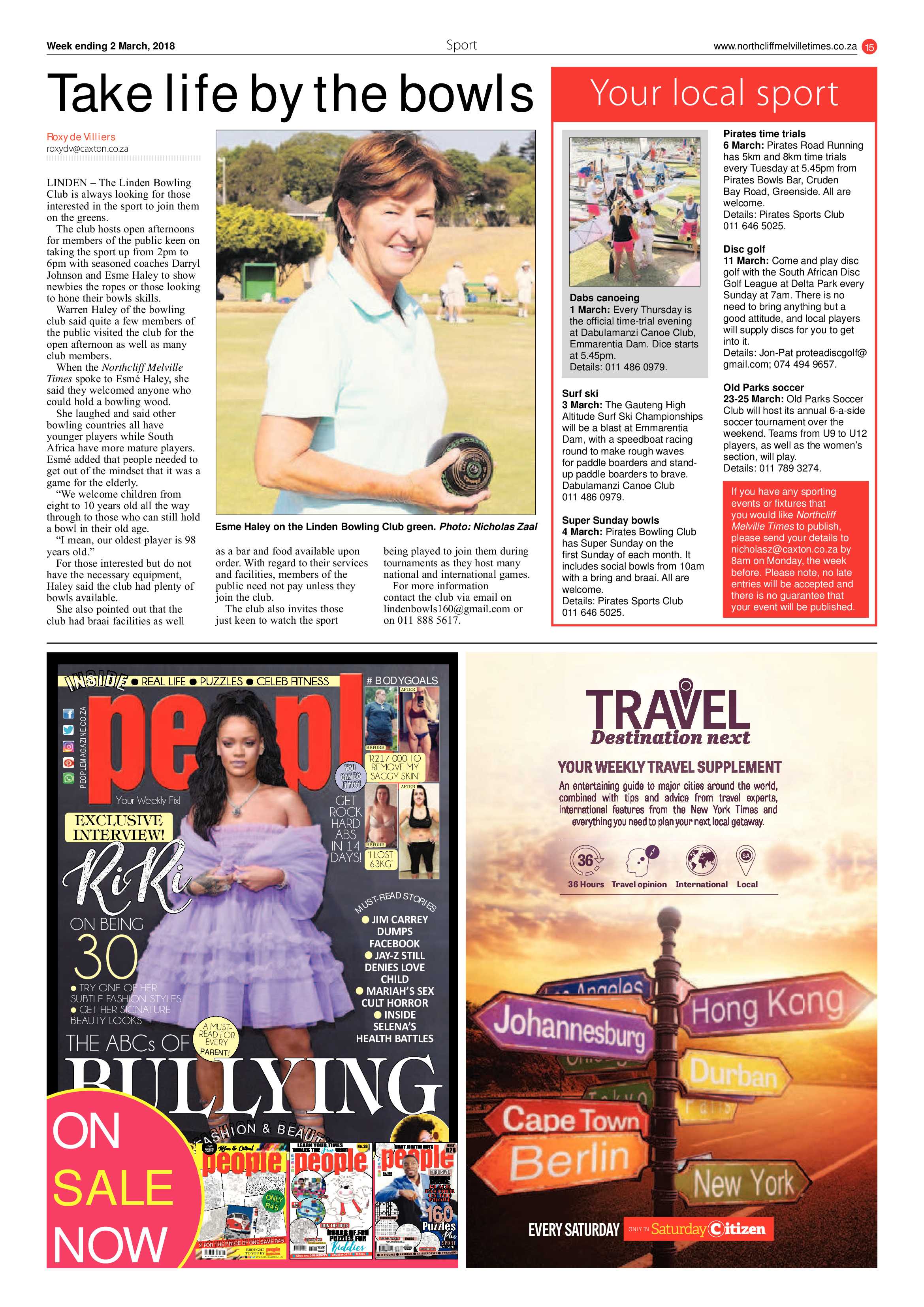 Northcliff Melville Times 3 March 2018 page 15