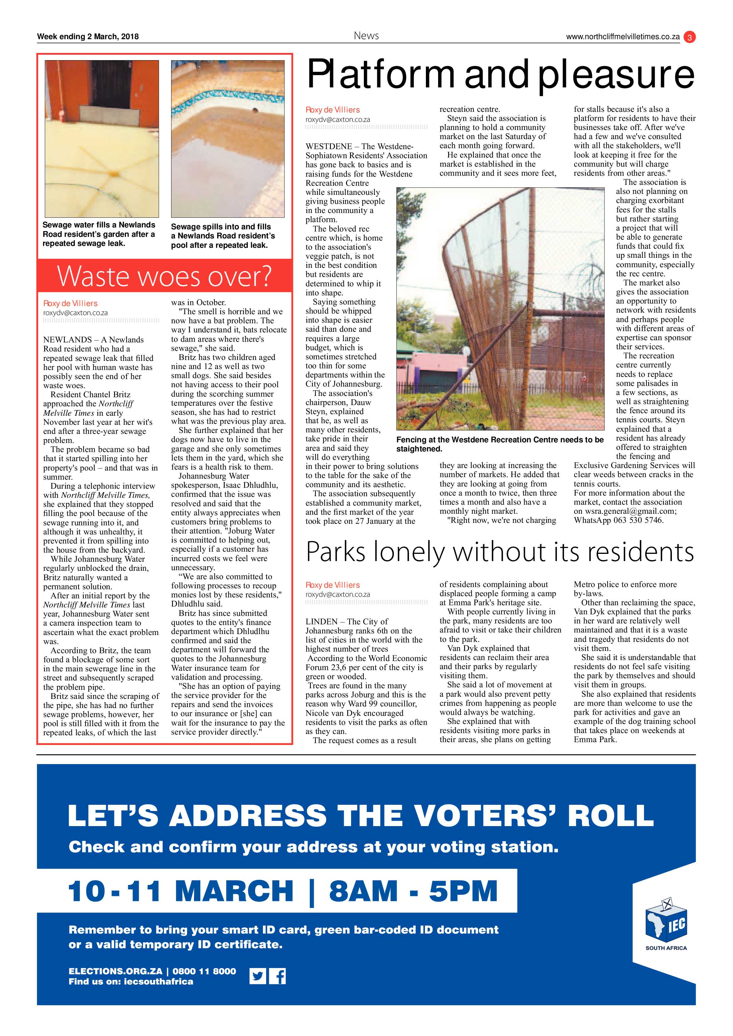 Northcliff Melville Times 3 March 2018 page 3