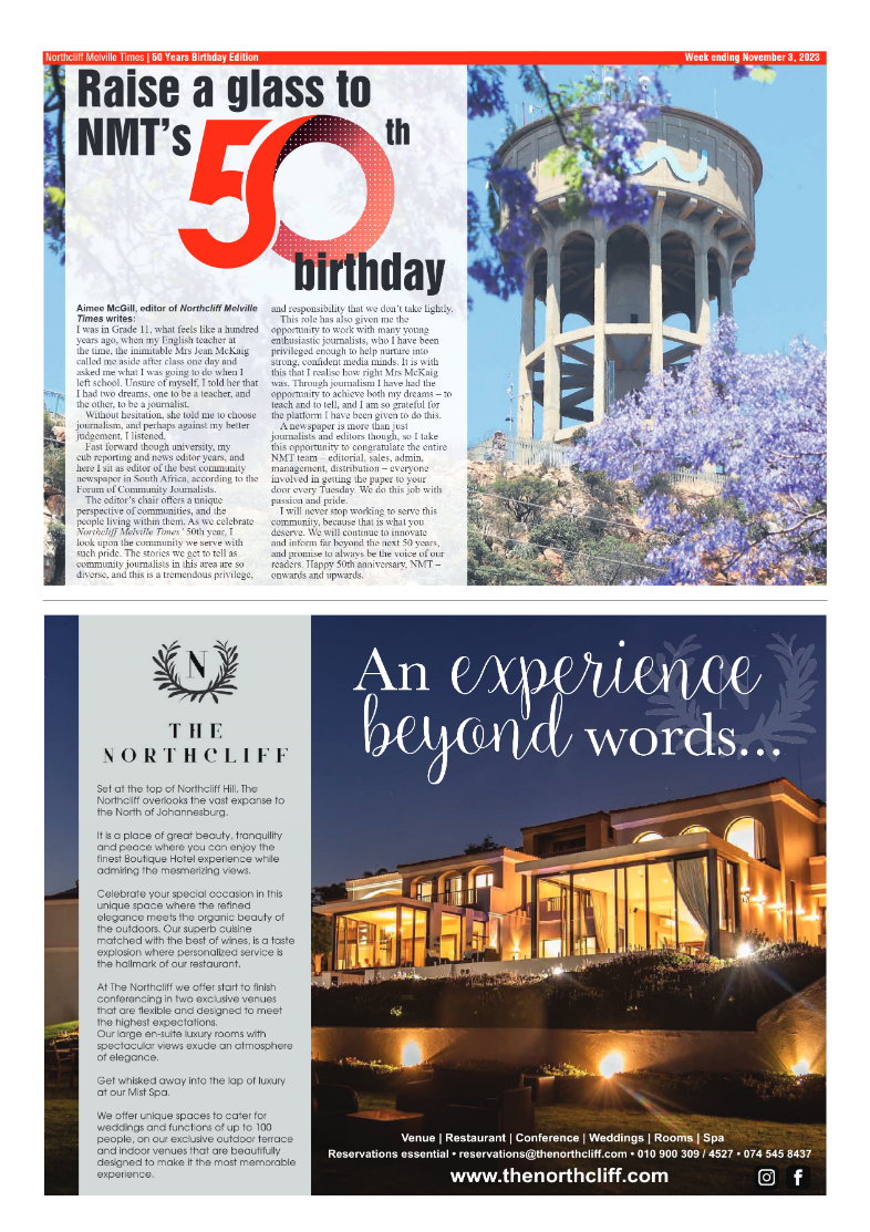 Northcliff Melville Times 3 November 2023 page 3