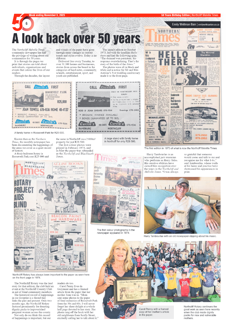 Northcliff Melville Times 3 November 2023 page 6