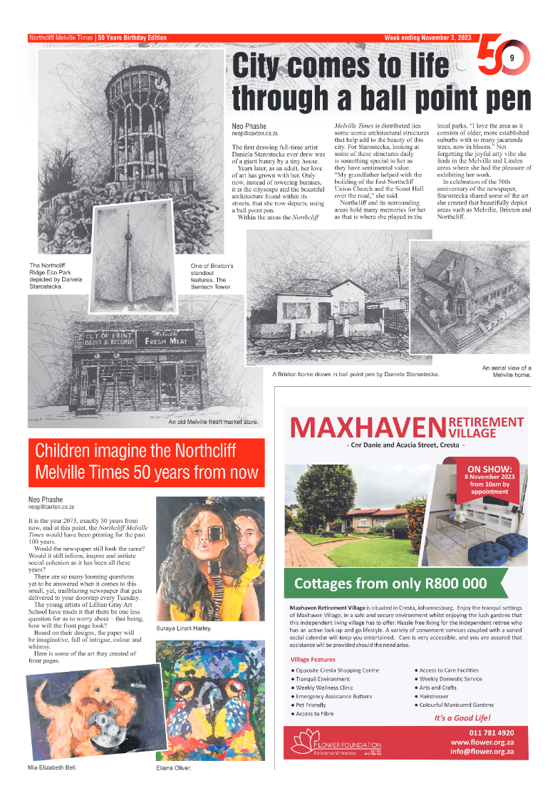Northcliff Melville Times 3 November 2023 page 9