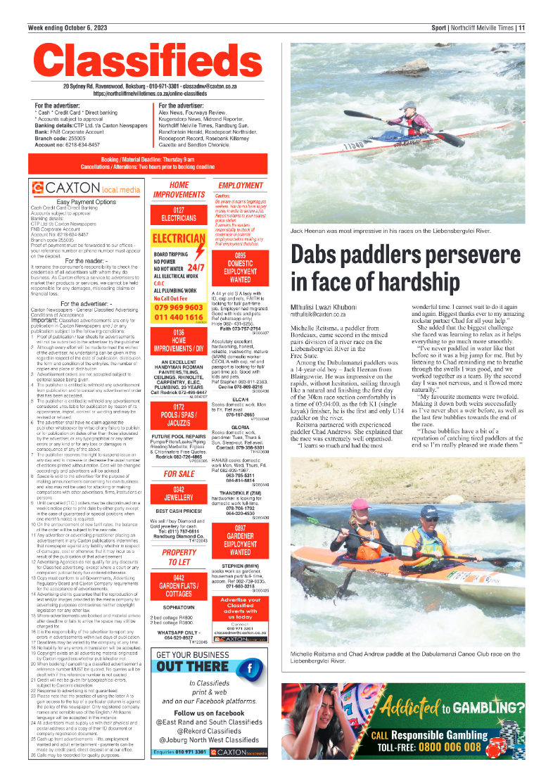 Northcliff Melville Times 3 October 2023 page 11