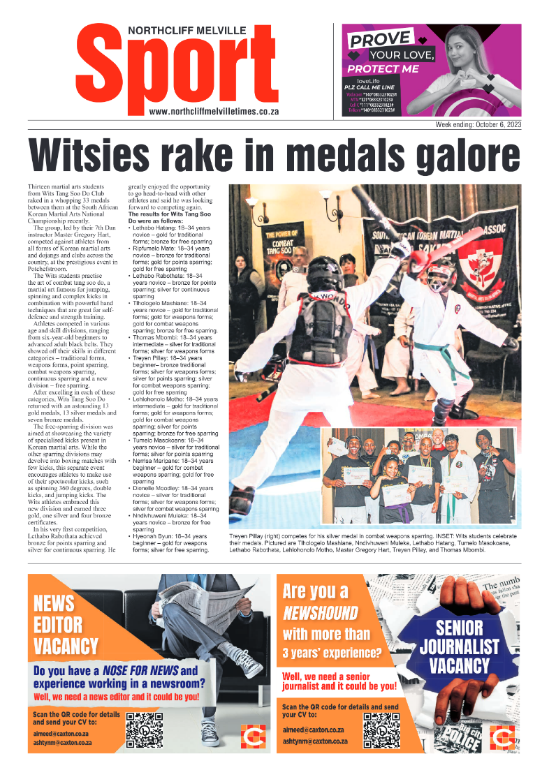 Northcliff Melville Times 3 October 2023 page 12