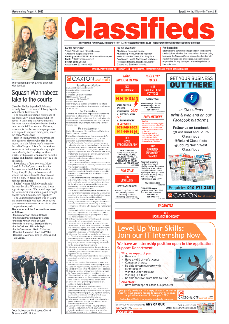 Northcliff Melville Times 4 August 2023 page 19