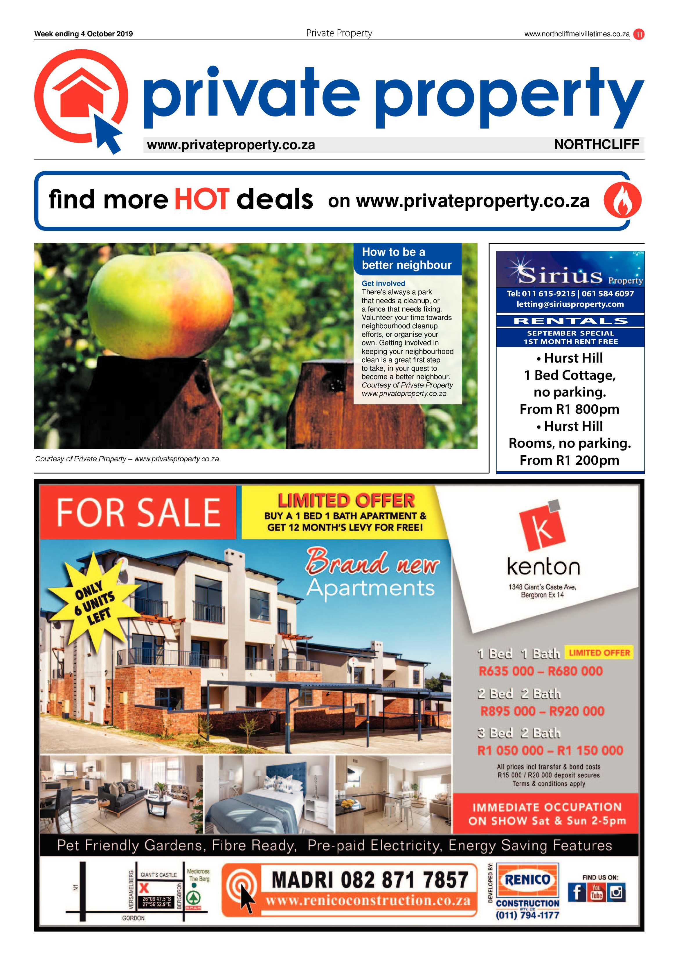 Northcliff Melville Times 4 October, 2019 page 11
