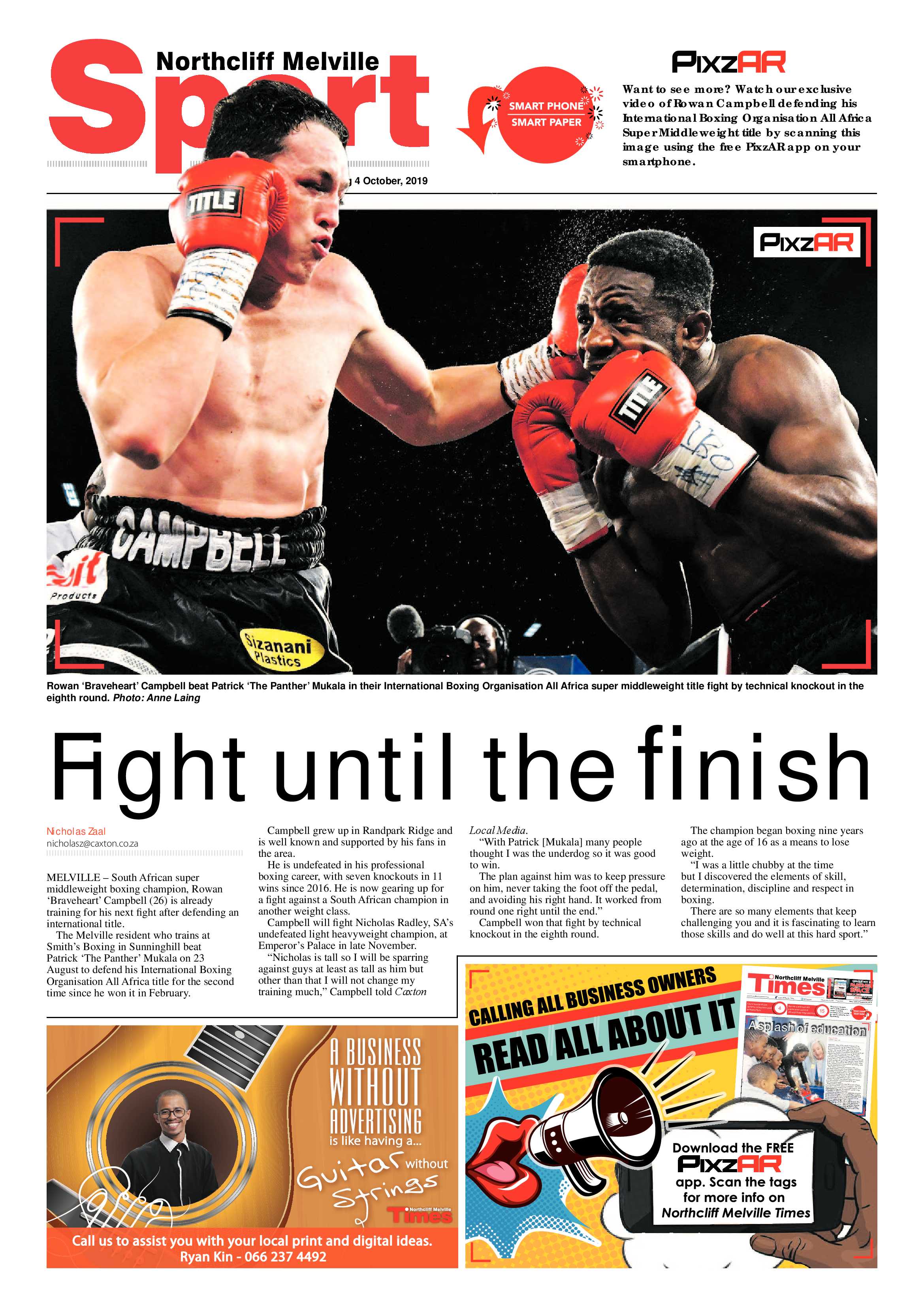 Northcliff Melville Times 4 October, 2019 page 16